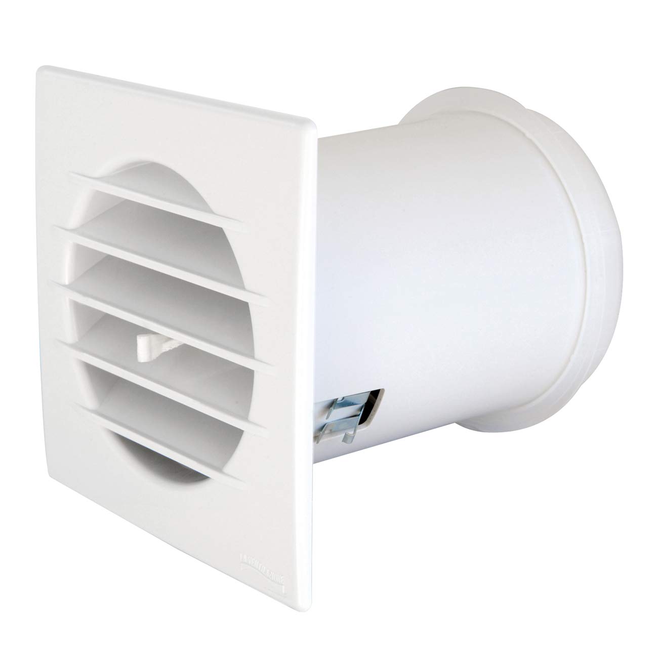 La Ventilazione ACQ10CB Griglia Quadra 126x126 mm, Bianco