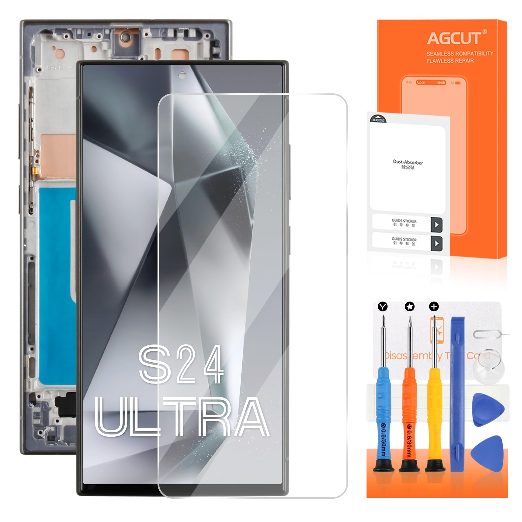 (US Versione) Schermo LCD per Samsung S24 Ultra 6.8"