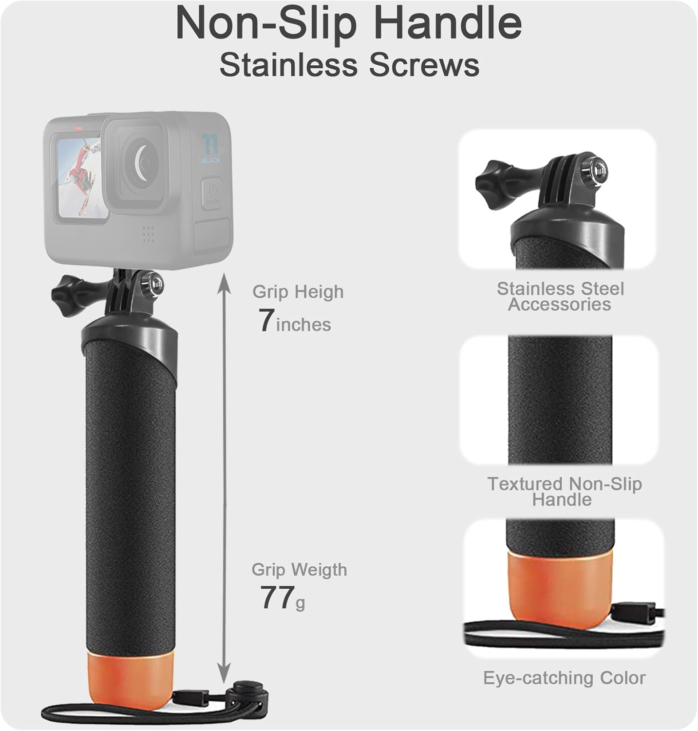 Fitstill Custodia Impermeabile Subacquea per Go Pro 13/12/11/10/9 - immagine 7