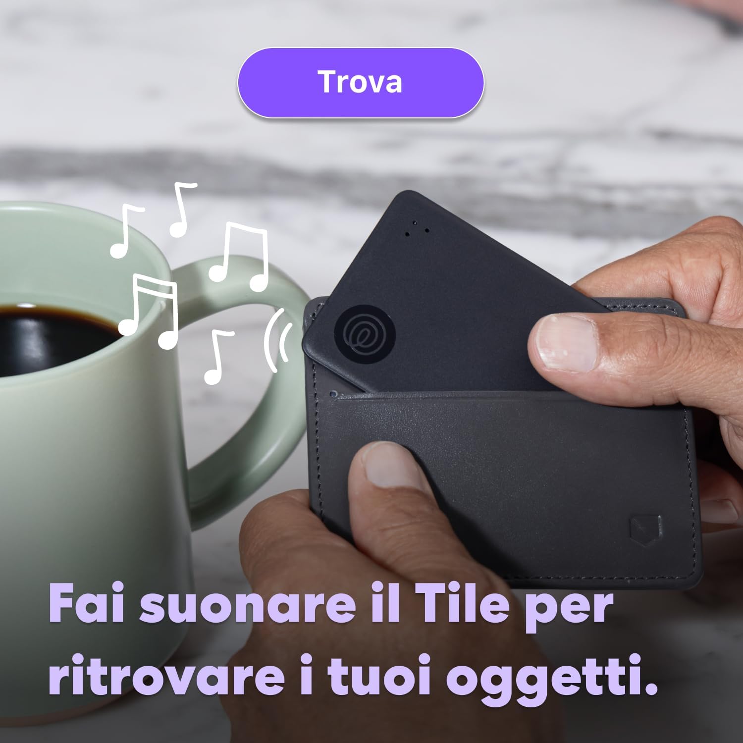 Tile by Life360 Essentials (2024) - Localizzatori Bluetooth (4 pz) - immagine 3