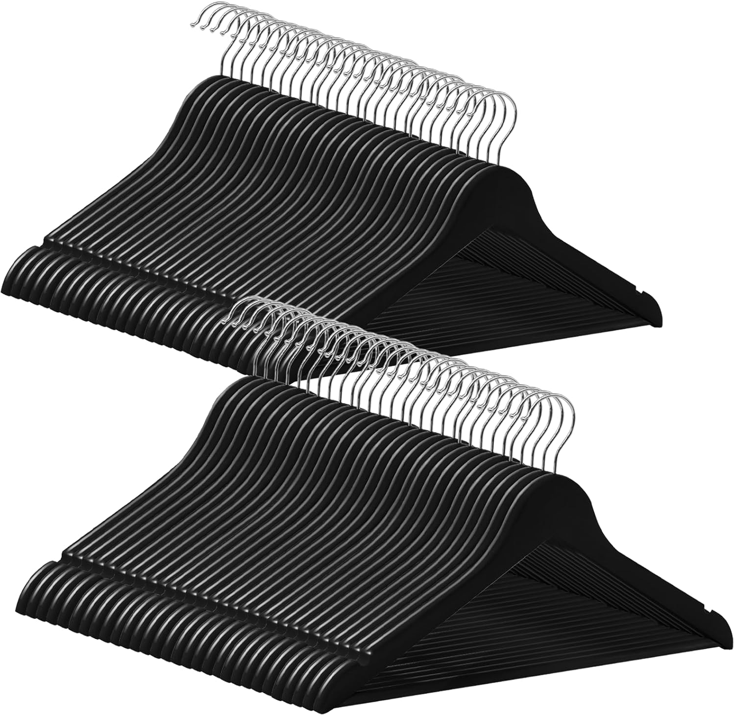 Abheng Grucce Legno 60 Pezzi Salvaspazio, Nero