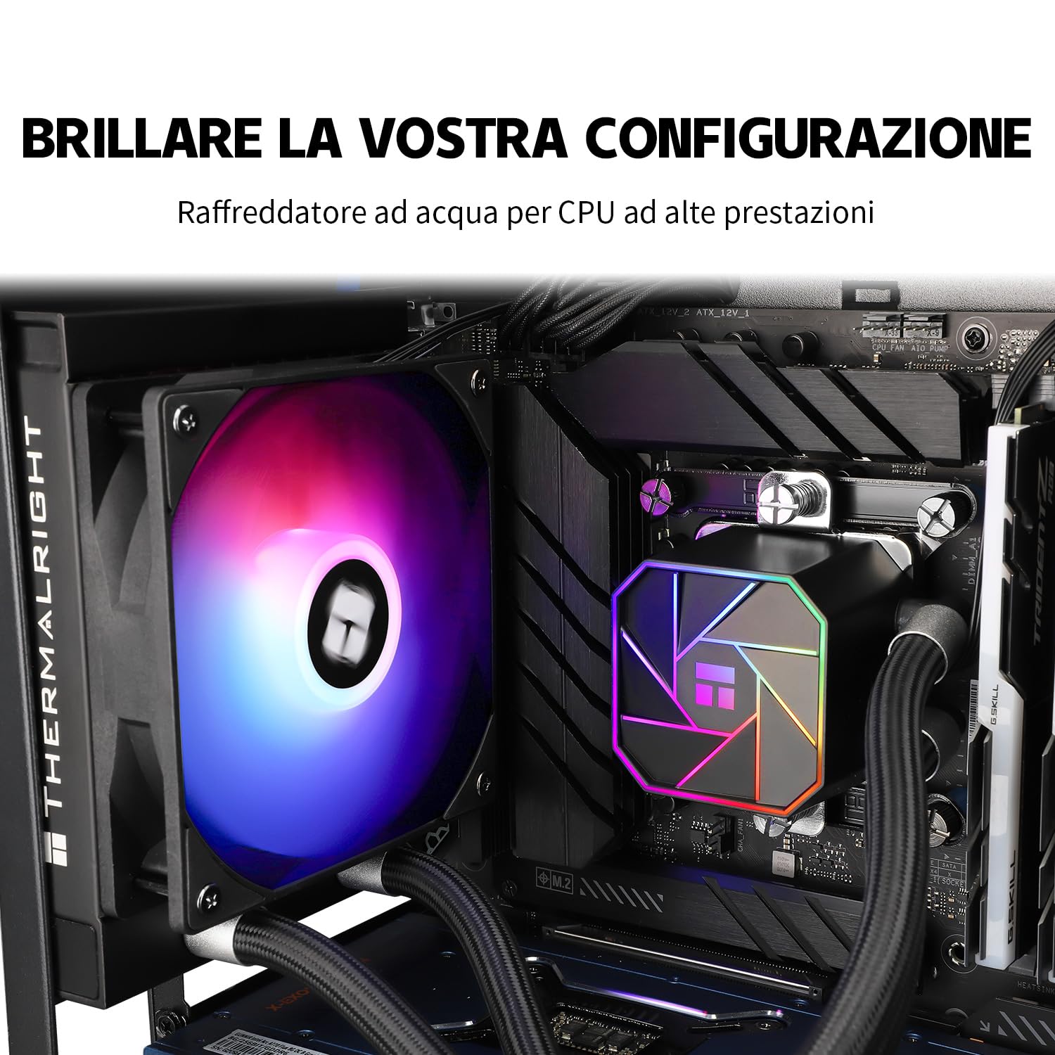 Tr AQUA ELITE 120 V3 - Ventola PWM ARGB 120mm - immagine 4