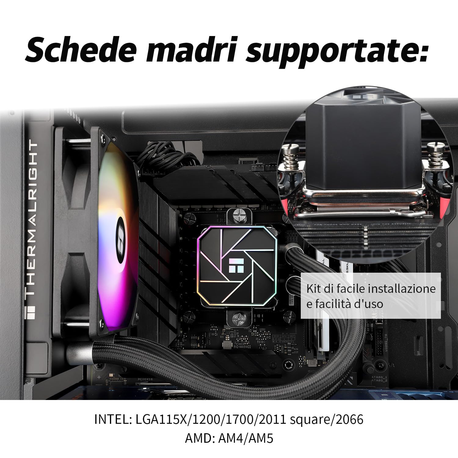 Tr AQUA ELITE 120 V3 - Ventola PWM ARGB 120mm - immagine 5