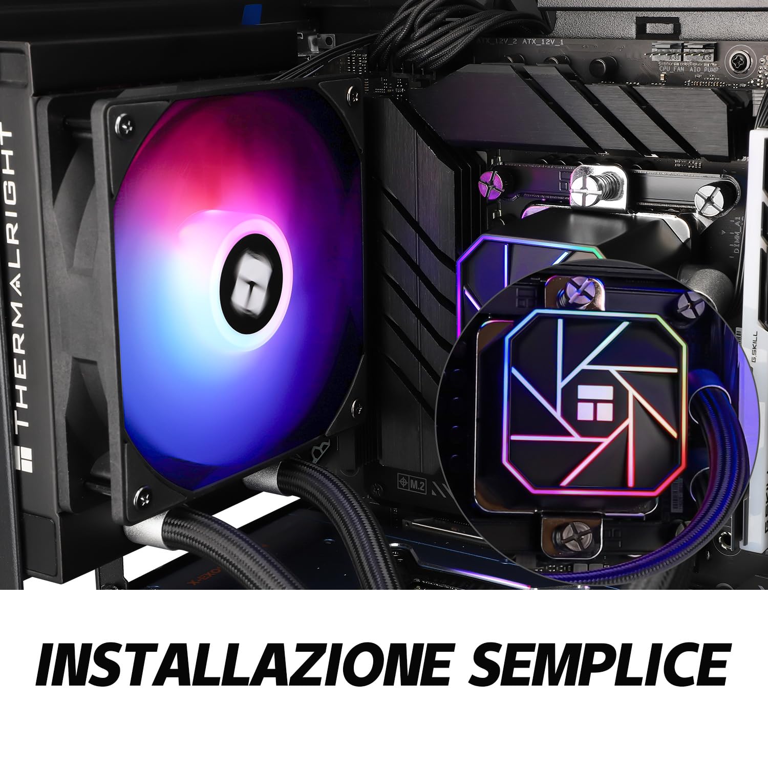 Tr AQUA ELITE 120 V3 - Ventola PWM ARGB 120mm - immagine 6