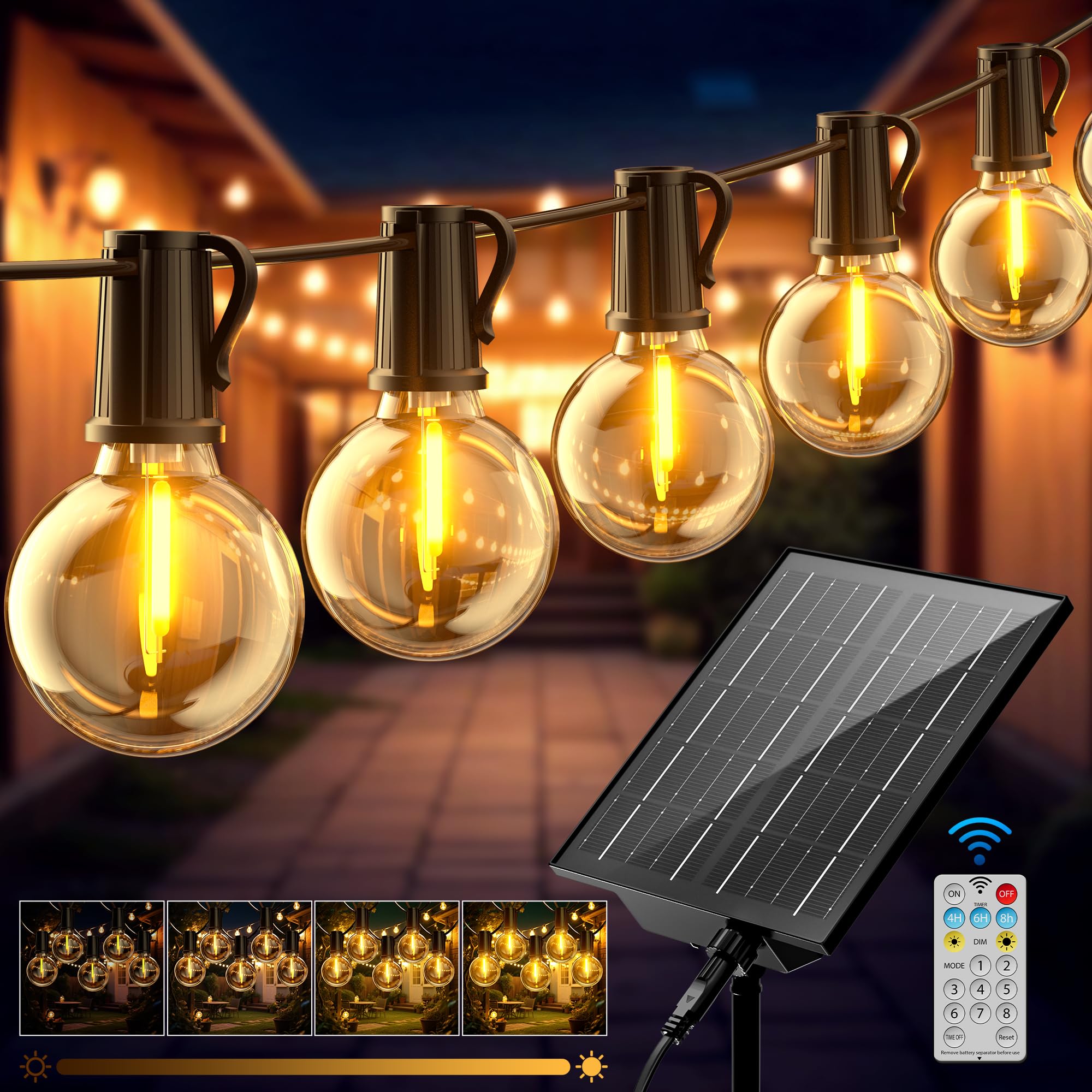 FIFlying Catena Luminosa Solare Esterno 17M G40 LED