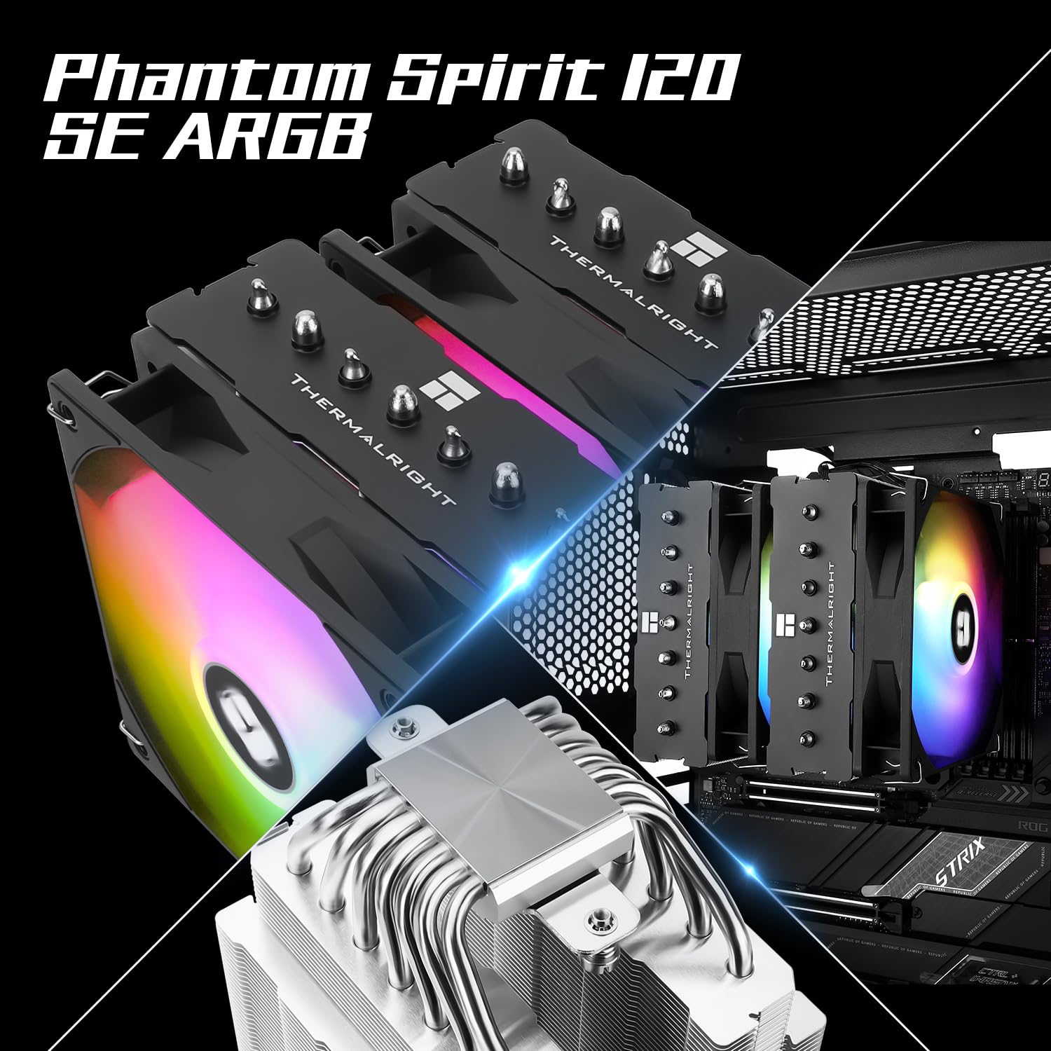 Thermalright Phantom Spirit 120SE ARGB - Raffreddatore CPU - immagine 2
