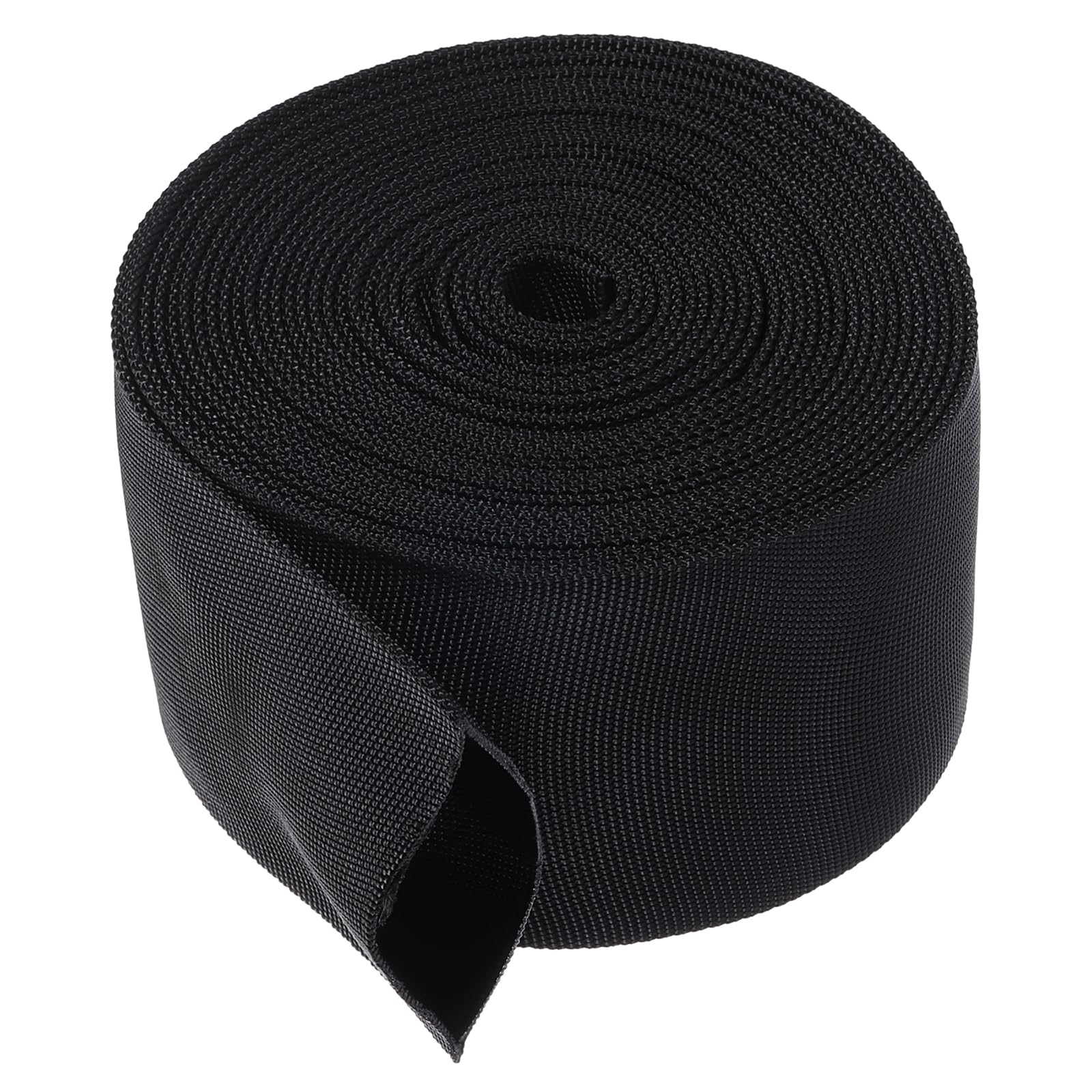 Patikil Protezione Tubo Manica Cavo Nylon 2" x 24.6ft, Nero
