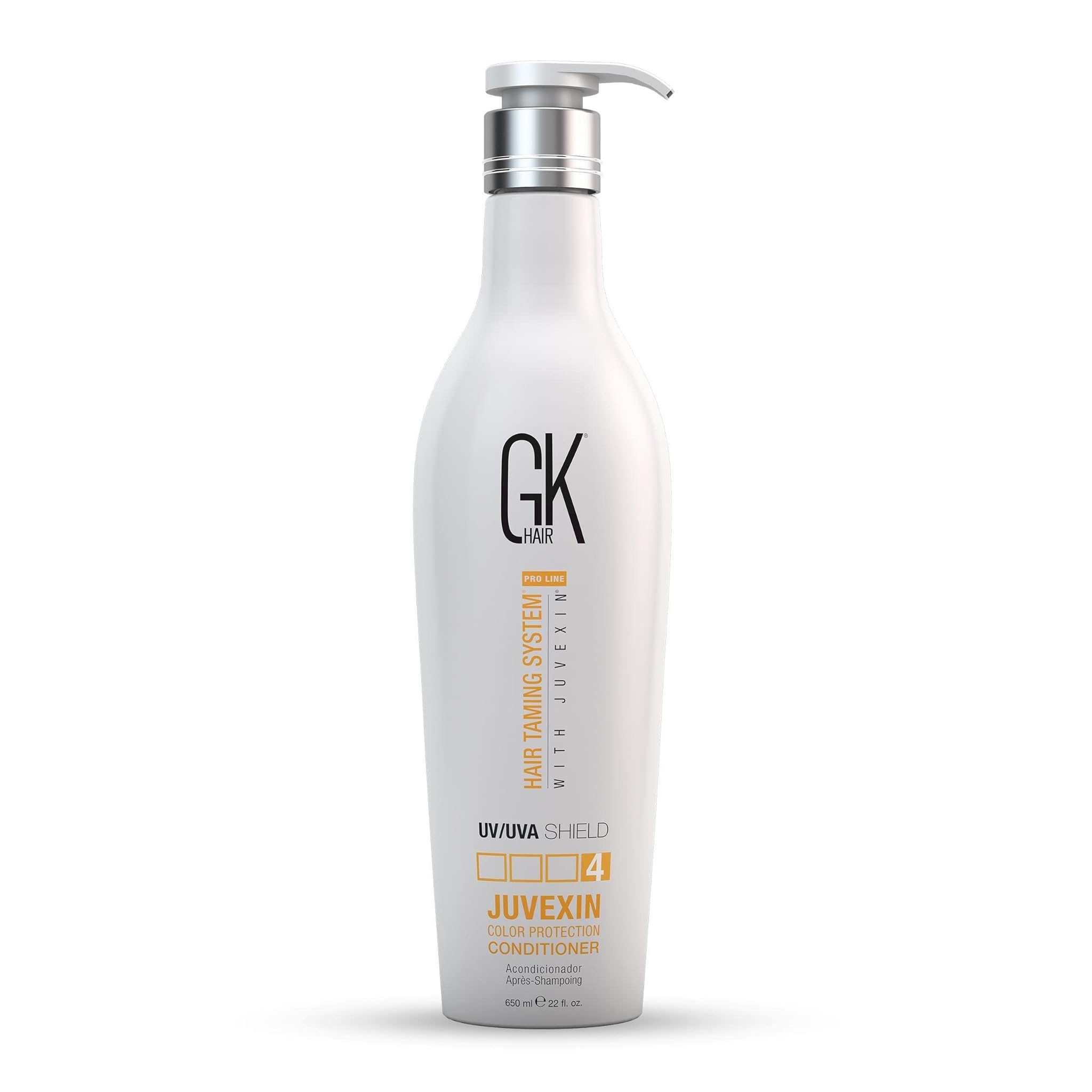 Global Keratin GKhair GK Hair Shield Conditioner 650ml | Contro il sole, i raggi UV/UVA | Per capelli secchi e con doppie punte con aloe vera e oli naturali - tutti i tipi di capelli