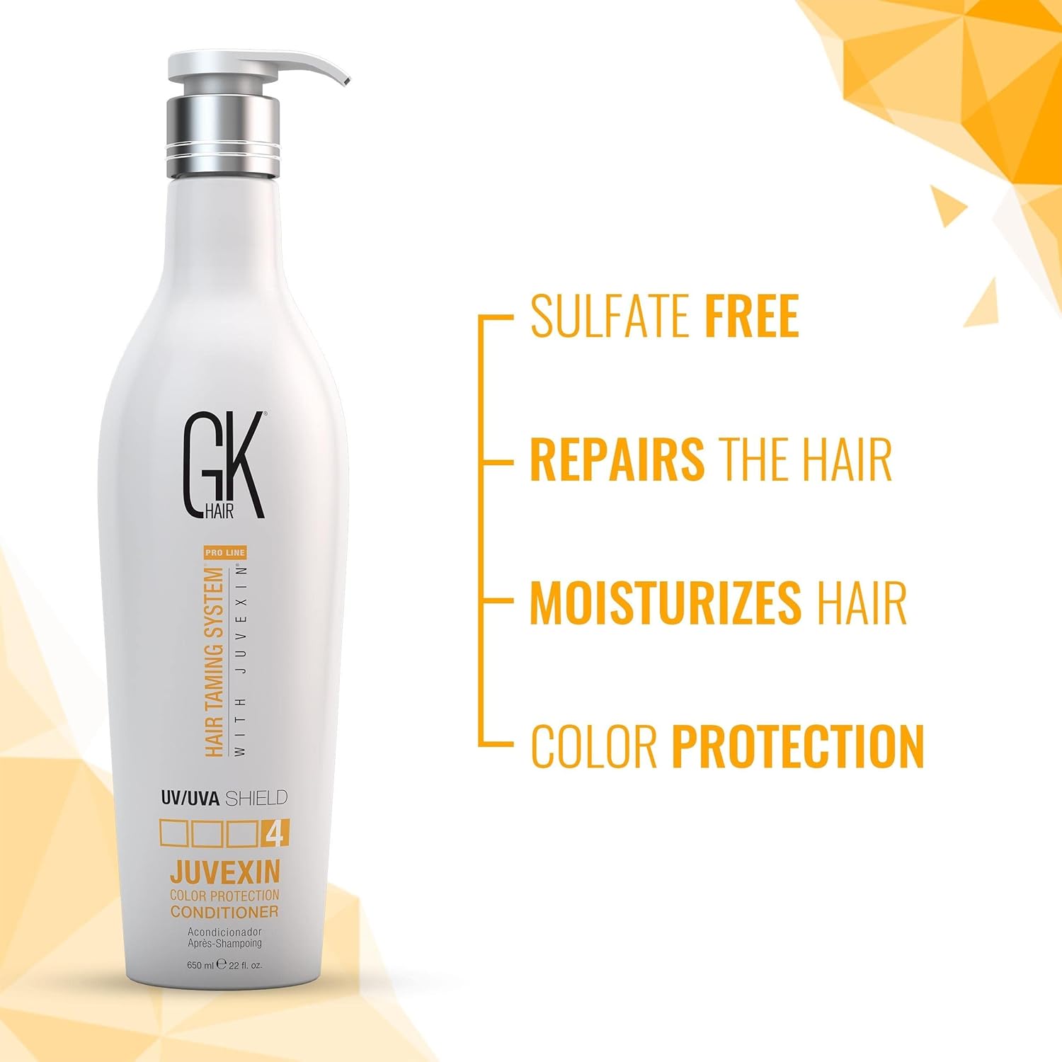 Global Keratin GKhair GK Hair Shield Conditioner 650ml | Contro il sole, i raggi UV/UVA | Per capelli secchi e con doppie punte con aloe vera e oli naturali - tutti i tipi di capelli - immagine 2