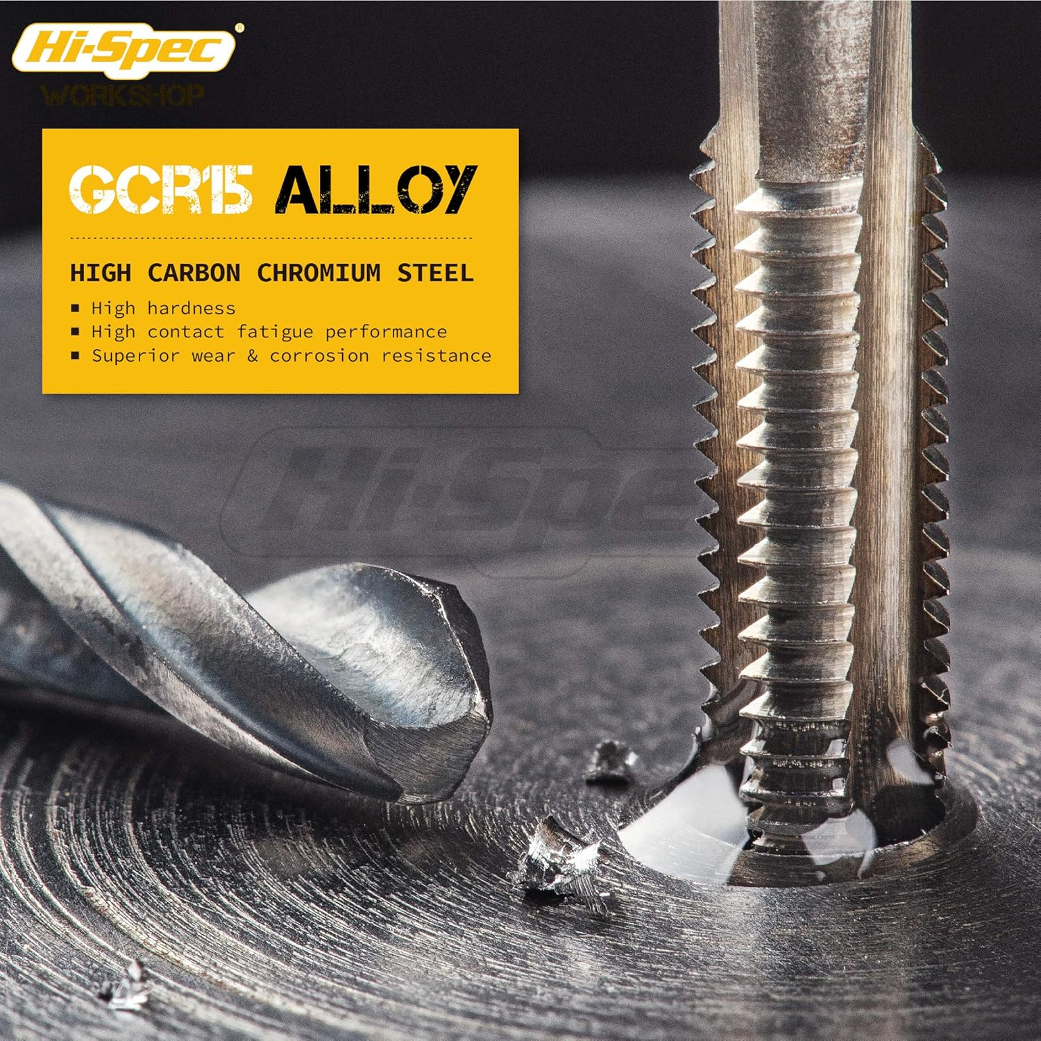 Hi-Spec Set Maschi e Filiere Metriche 20 Pezzi - immagine 6