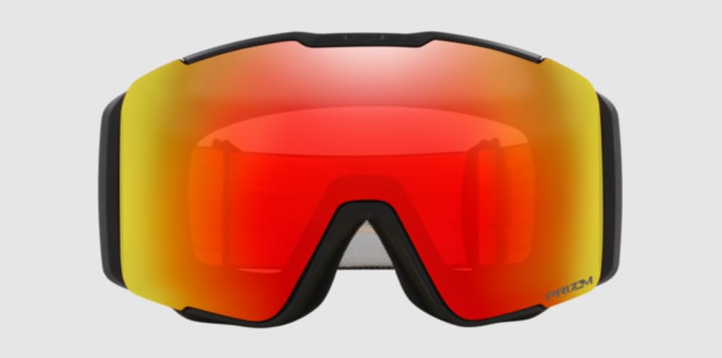 Oakley Line Miner Pro - Maschera da Neve, Nero Opaco
