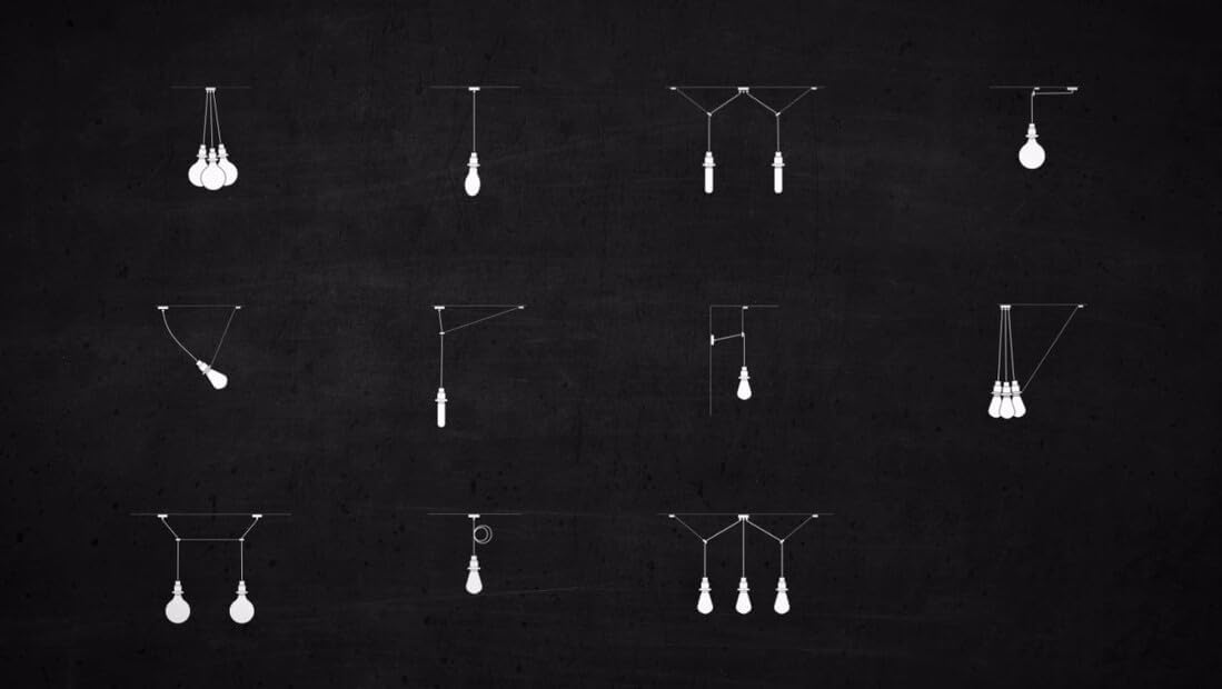 LAMPADA SOSPENSIONE PENDULUM NERO - immagine 2