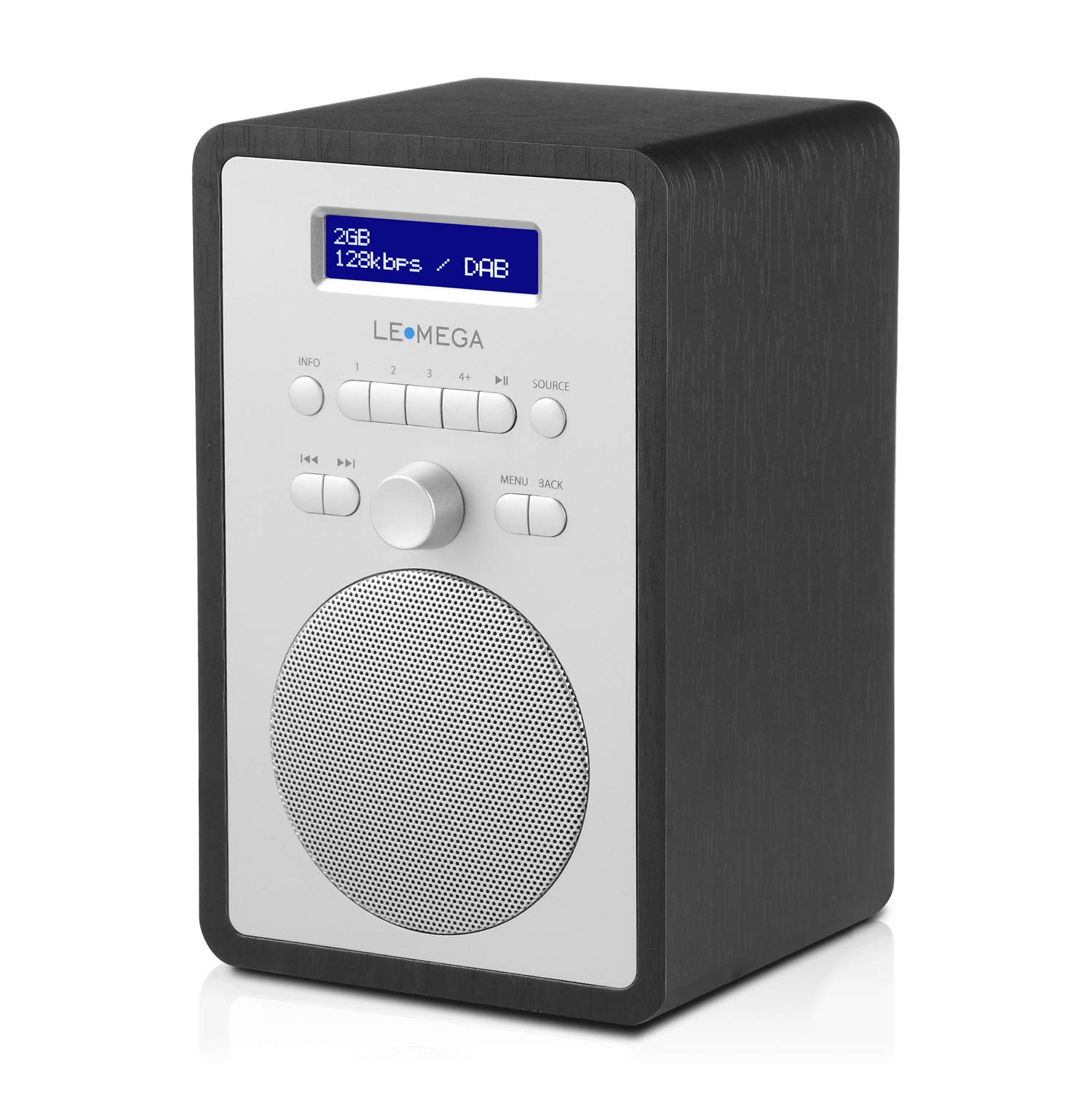 Lemega CR2+ - Radio Digitale DAB/DAB+/FM, Rovere Nero