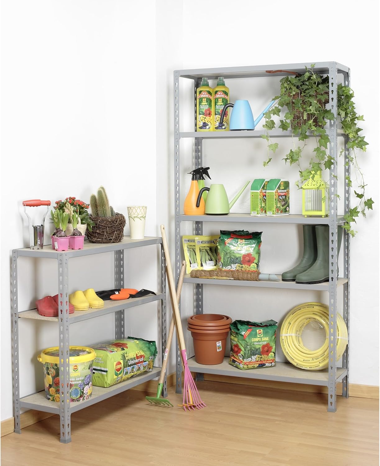 Simon Rack Scaffale Metallo Garage 3 Ripiani 150kg - immagine 2