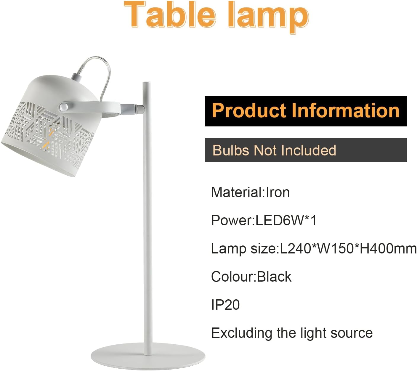 LQWELL Lampada da Tavolo LED Stile Palazzo Retrò - immagine 2