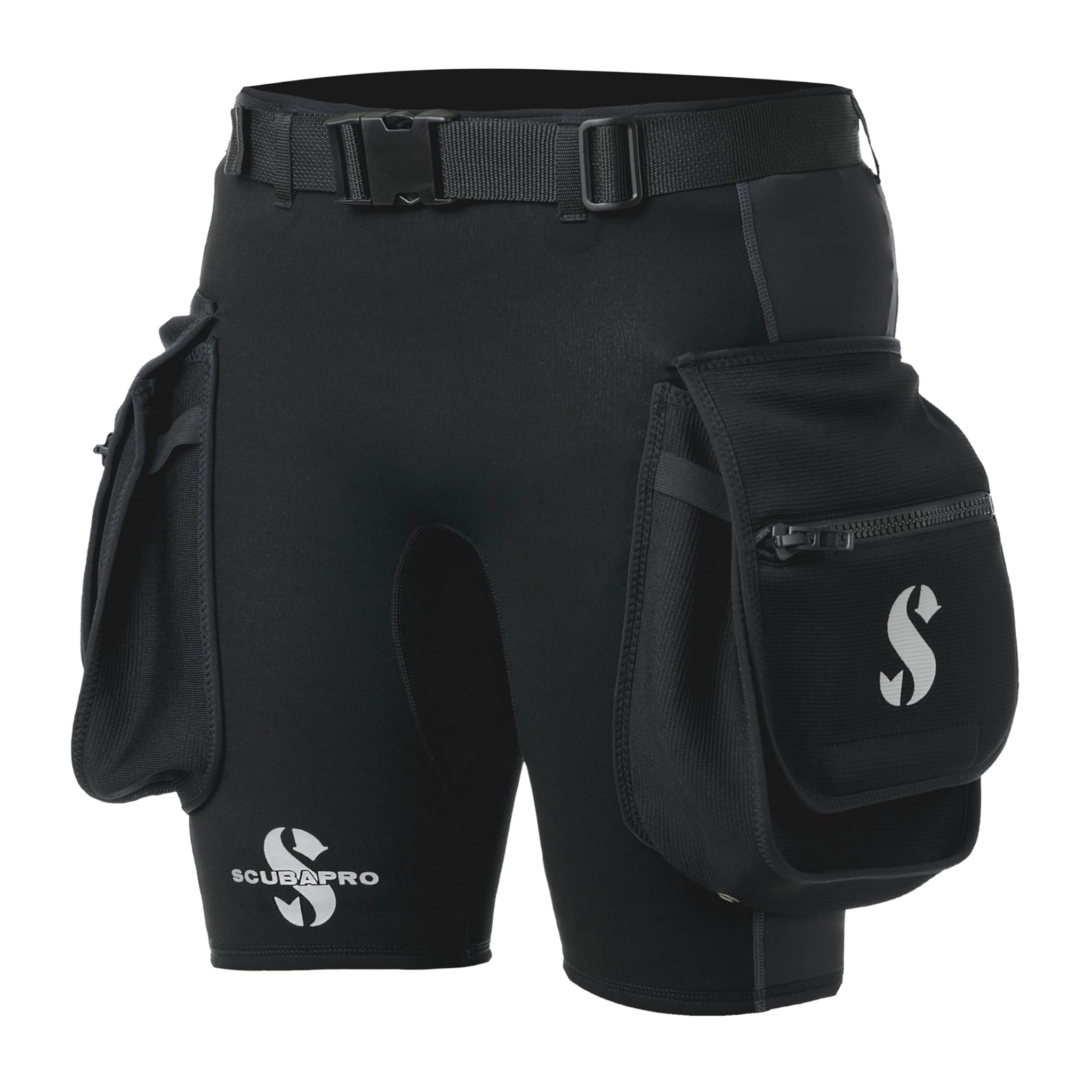 Scubapro Pantaloncini cargo ibridi da uomo, 1 mm