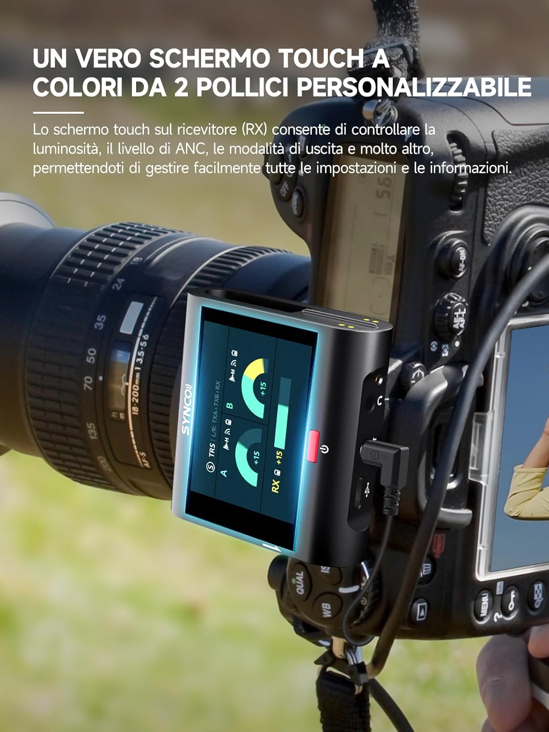 Synco G3PRO Microfoni Lavalier Wireless 2,4 GHz - immagine 2