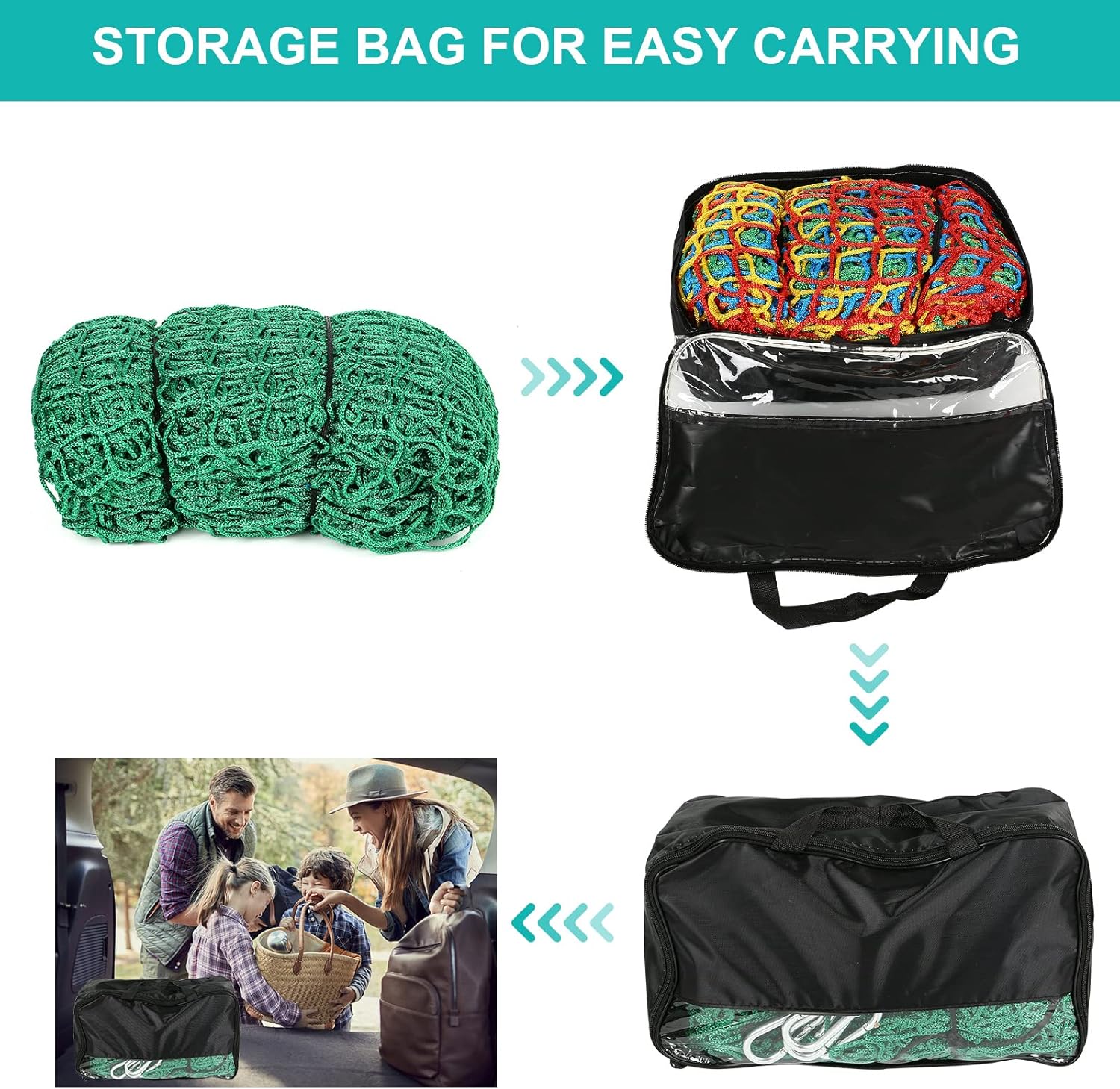 Rete da Arrampicata Doppio Strato per Parco Giochi - immagine 7