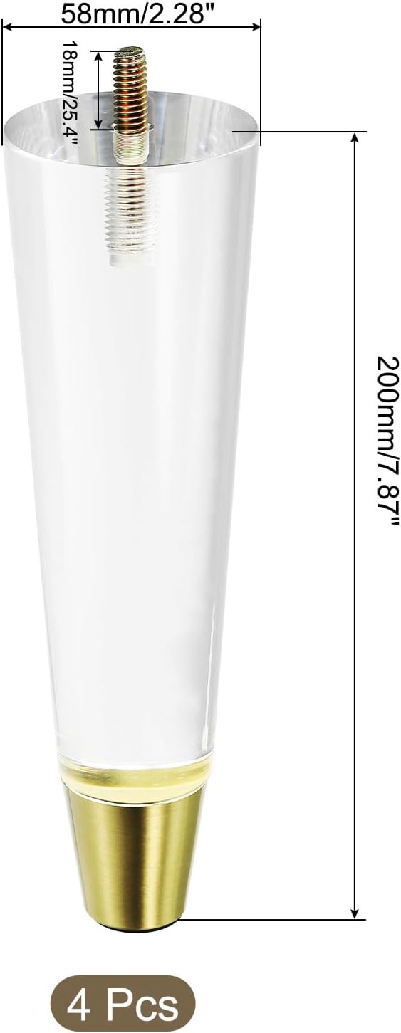 Quarkzman Gambe Mobili Acrilico 4pz 200mm - immagine 2