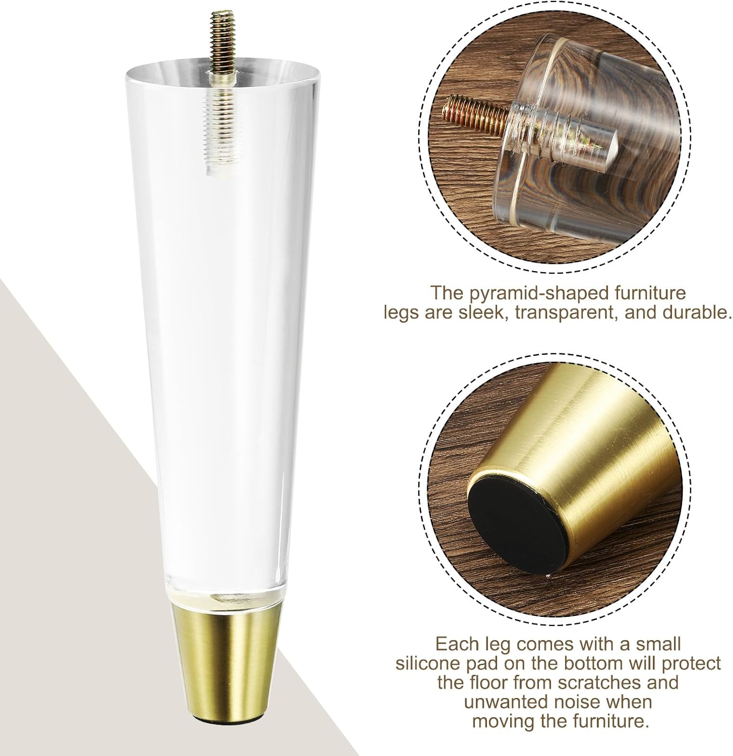 Quarkzman Gambe Mobili Acrilico 4pz 200mm - immagine 3