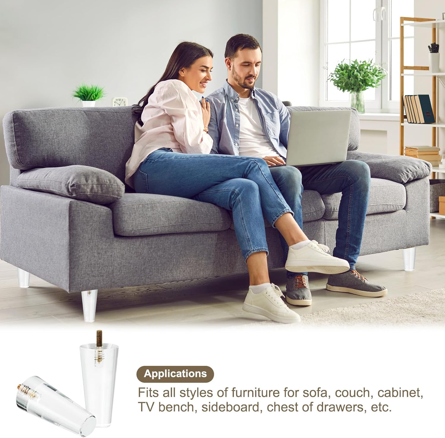 Quarkzman Gambe Mobili Acrilico 4pz 200mm - immagine 5