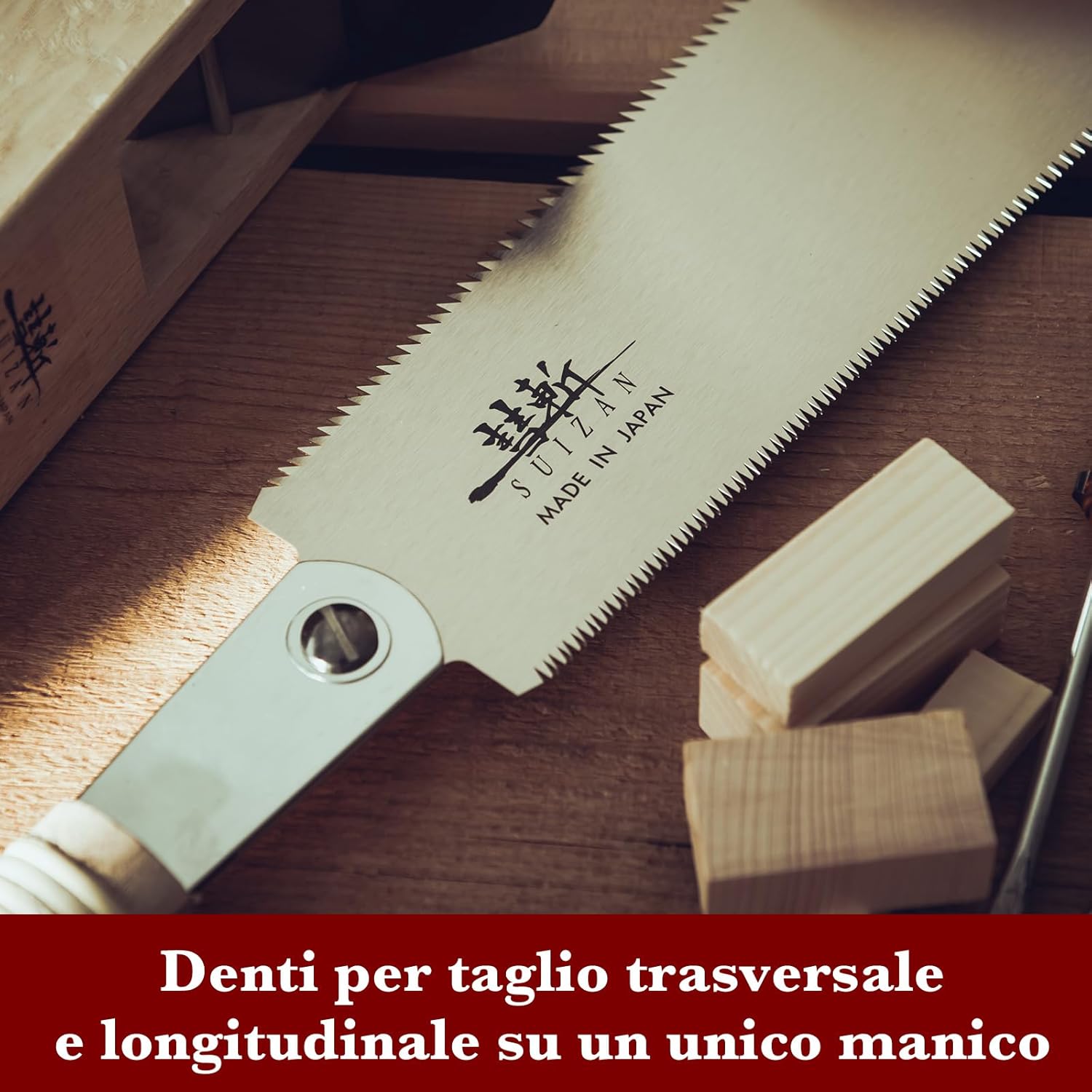 Suizan Sega Giapponese Ryoba 240mm Doppio Taglio - immagine 4