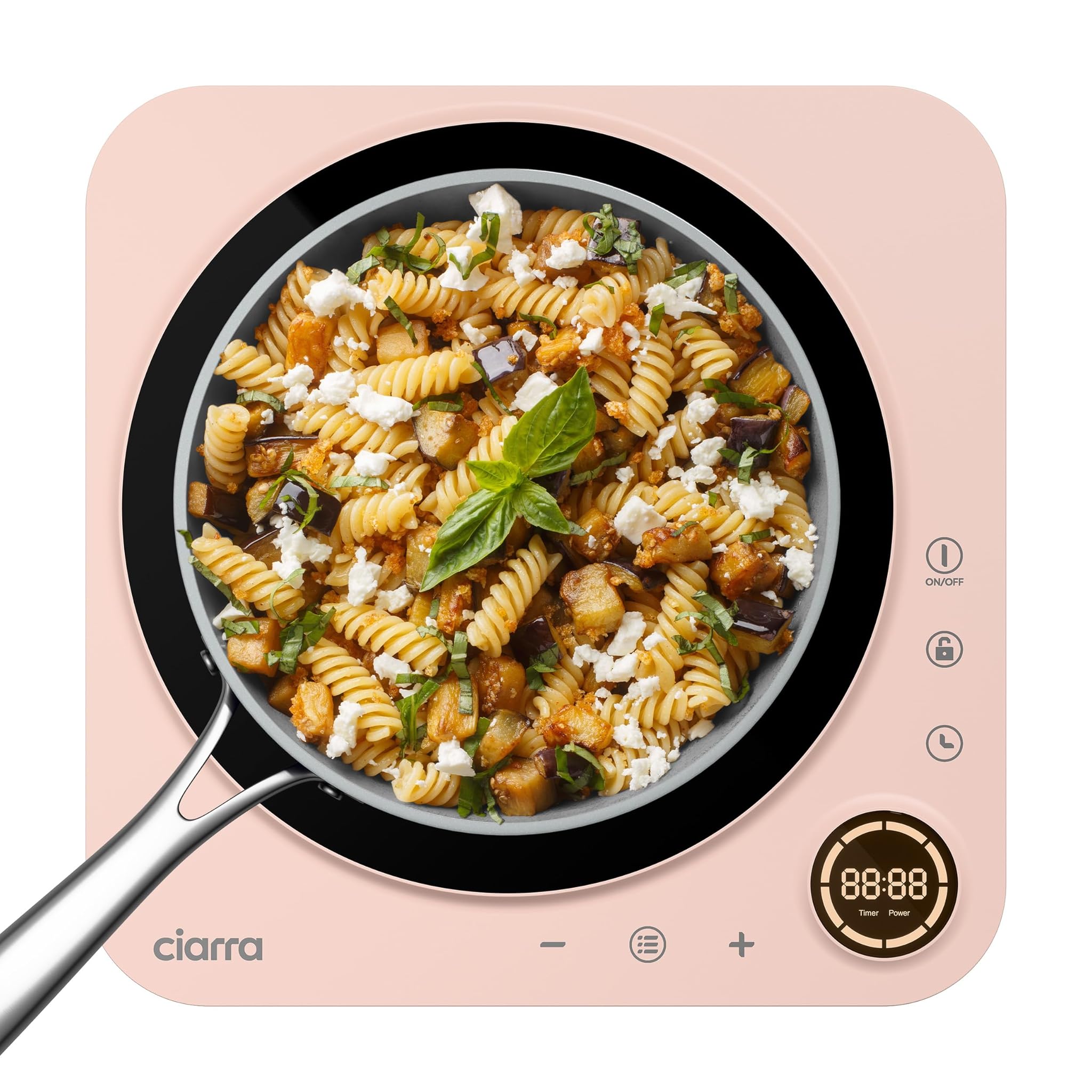 Ciarra Piastra a Induzione Portatile 2000W 1 Fuoco