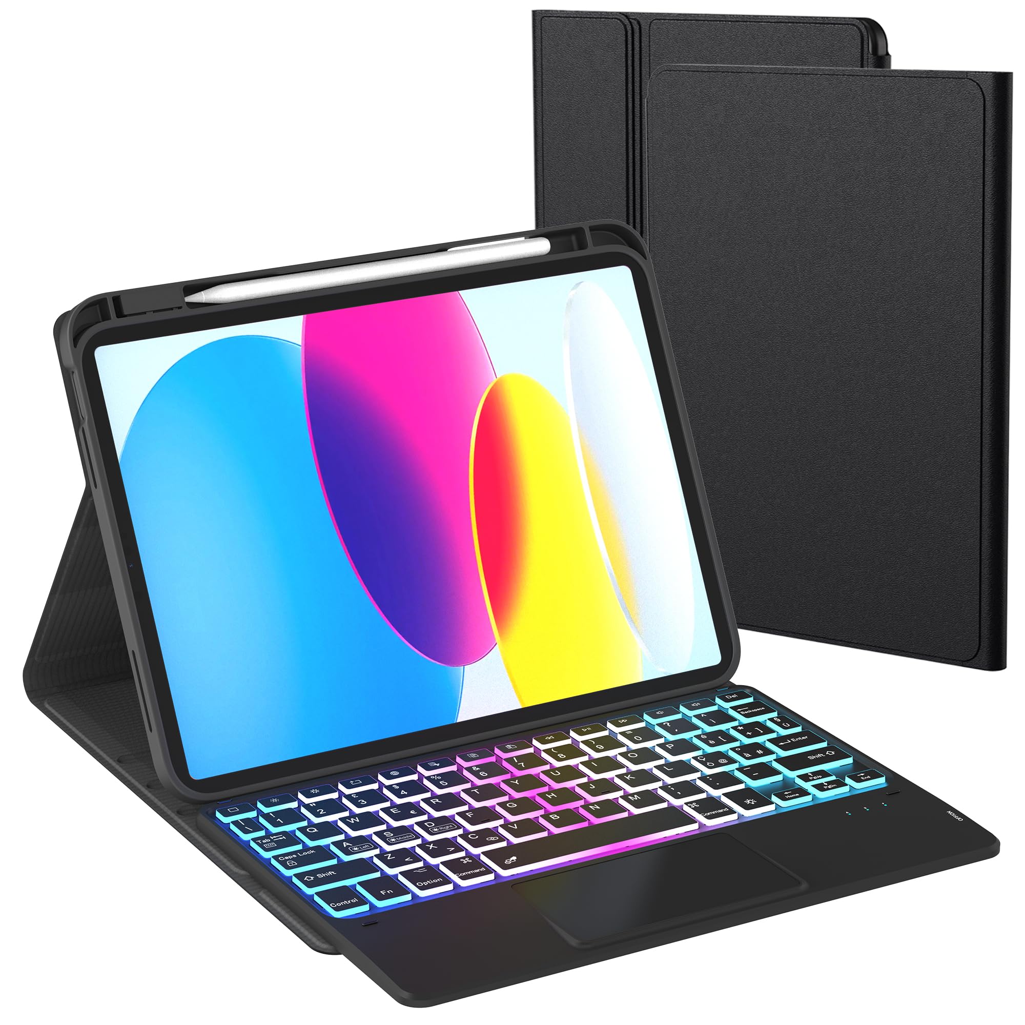 Custodia con Tastiera per iPad 10.9 (10ª Gen) / 11 (11ª Gen)