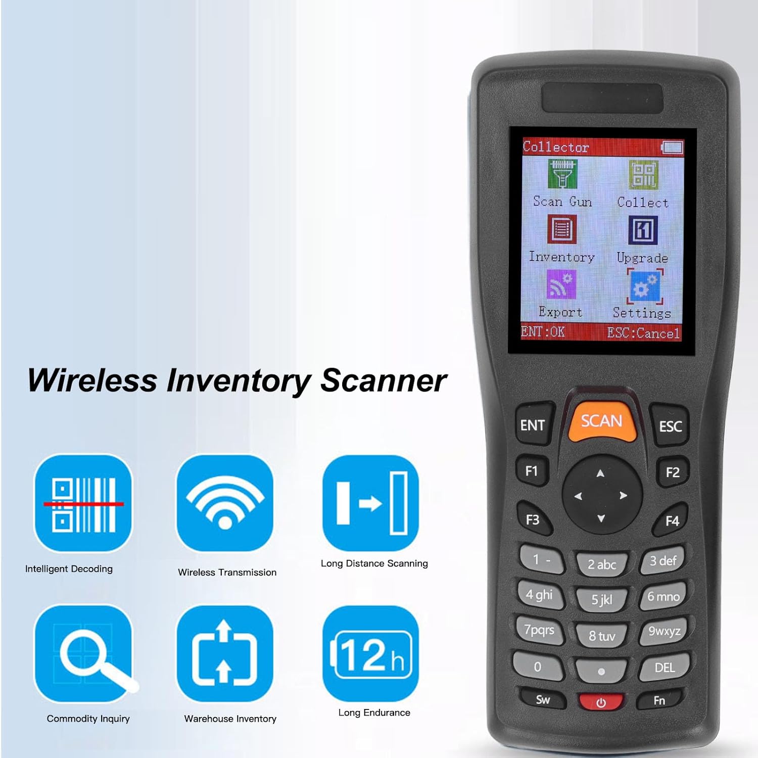 Scanner Codici a Barre Portatile 2.4 GHZ - immagine 3
