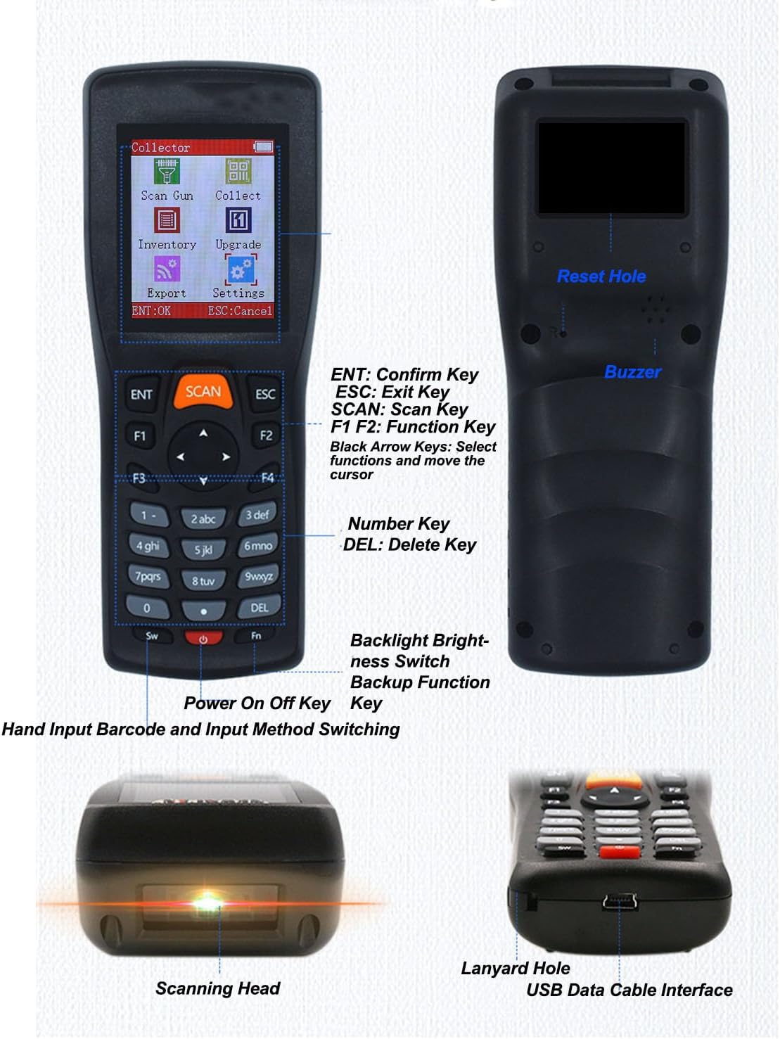 Scanner Codici a Barre Portatile 2.4 GHZ - immagine 4