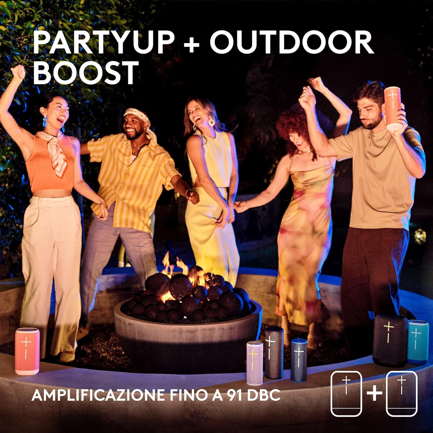 Ultimate Ears EVERBOOM - Altoparlante Bluetooth Portatile, Blu - immagine 4