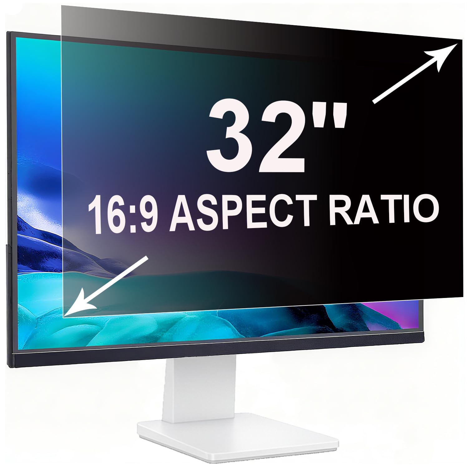 Pellicola Privacy 32 Pollici 16:9 (70.8x39.8cm) Monitor