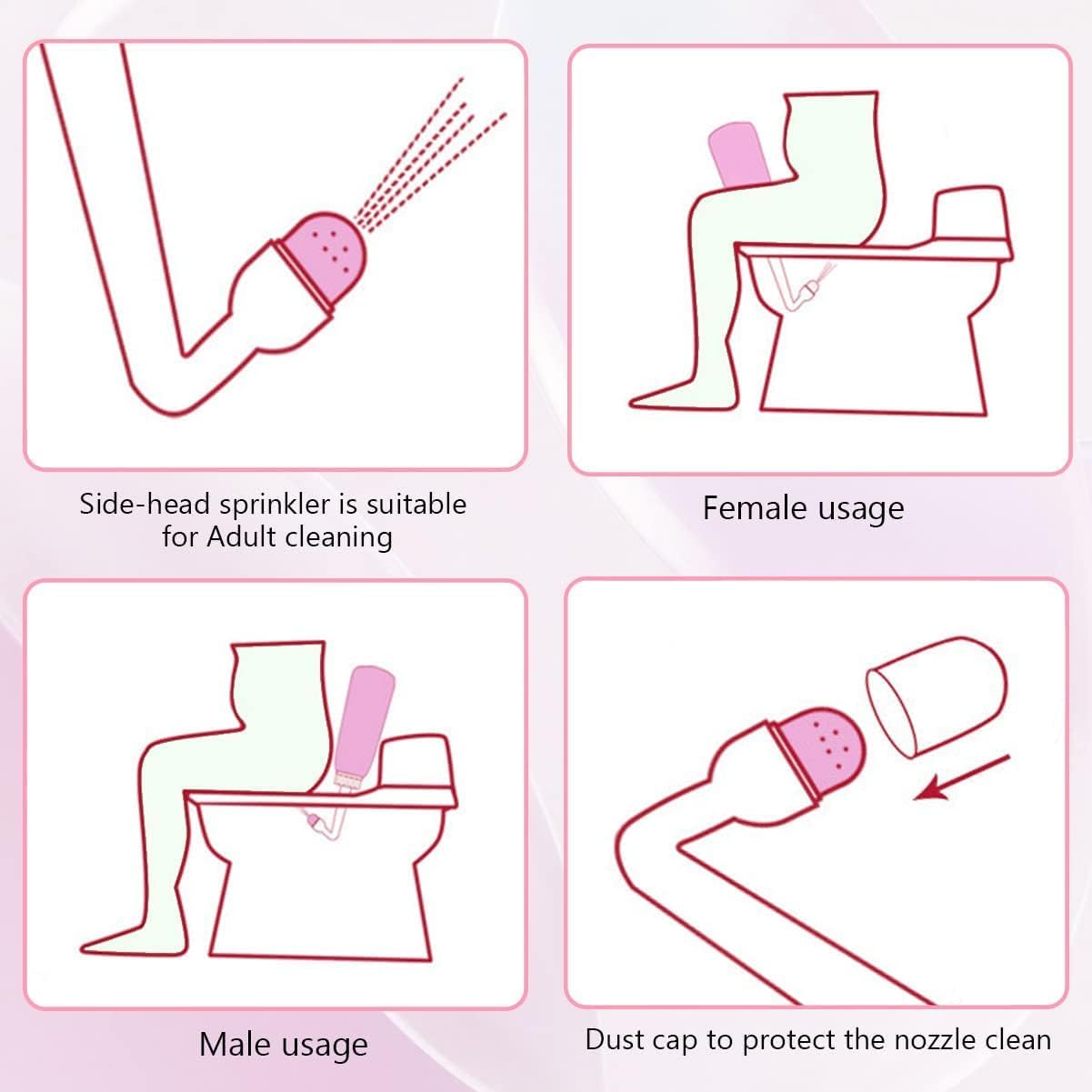 Bidet Portatile 350ml Peri Bottle - immagine 6