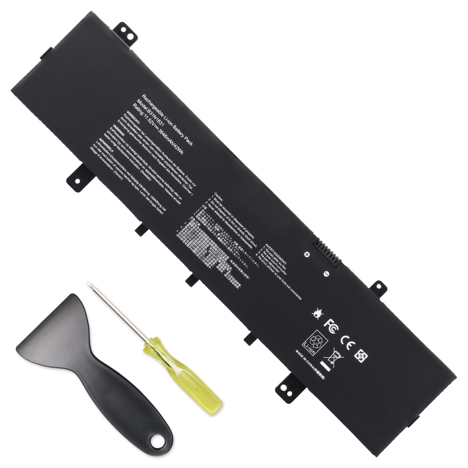 B31N1631 Batteria 11.55V/42Wh per ASUS VivoBook 15