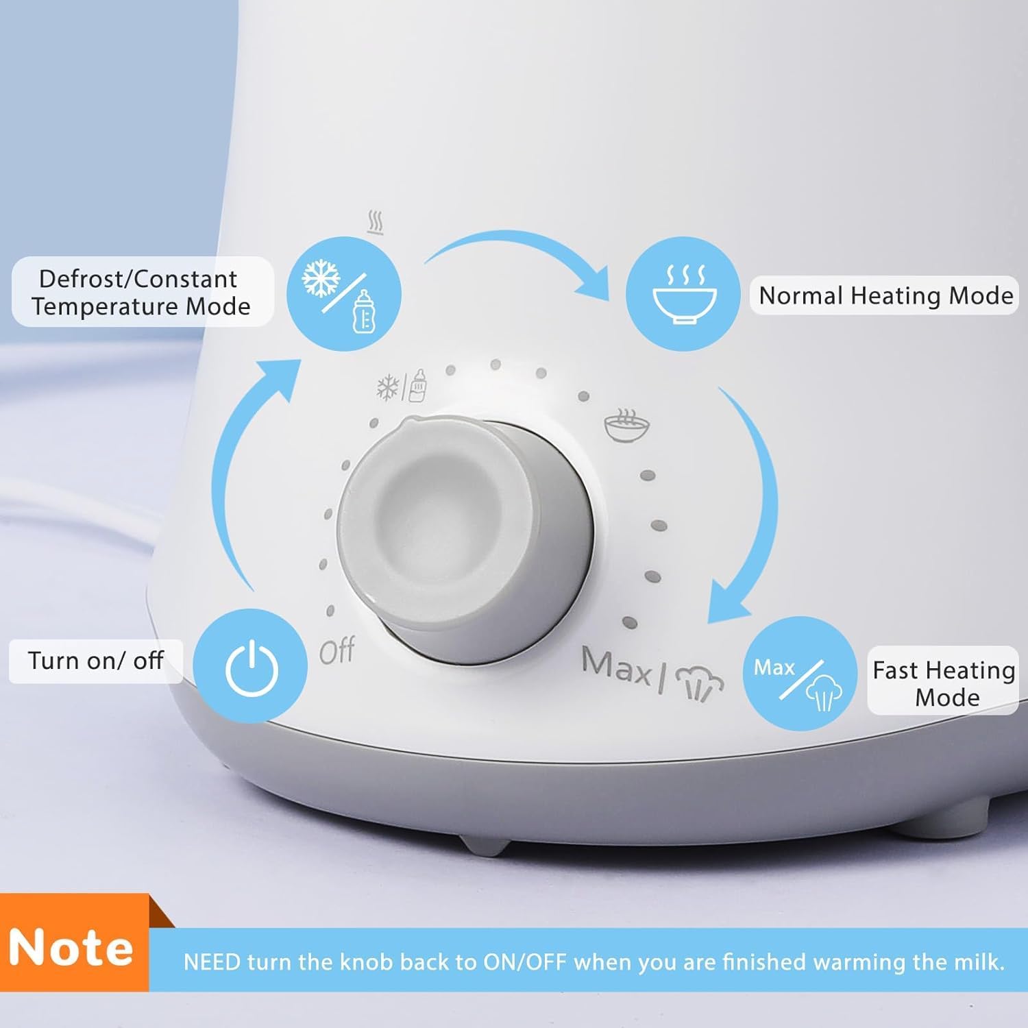 Scaldabiberon Singolo per Latte Materno e Proseguimento - immagine 2