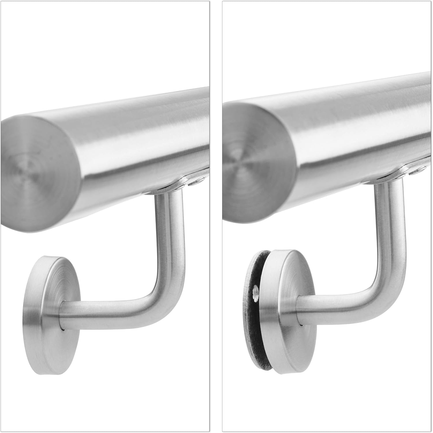 Relaxdays Corrimano in Acciaio 201 Lunghezza 150cm, Argento - immagine 5