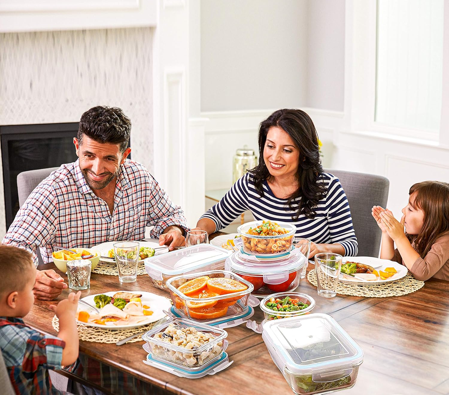 Kichly Set 18 Contenitori in Vetro per Alimenti - immagine 3