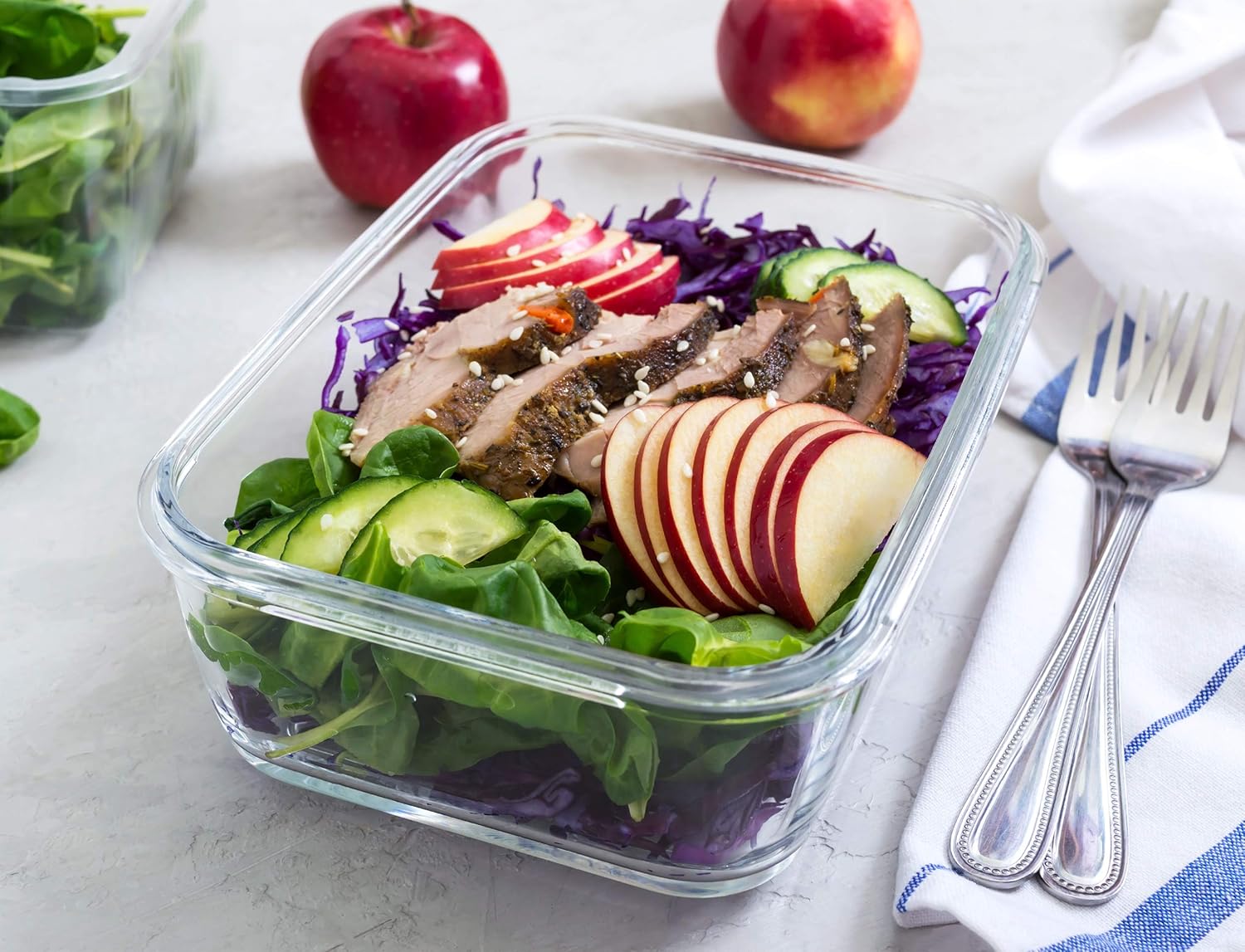 Kichly Set 18 Contenitori in Vetro per Alimenti - immagine 7