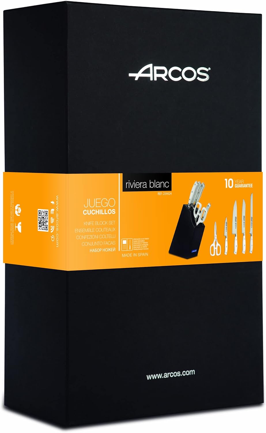 Arcos Serie Riviera Blanc - Set Coltelli 5 Pezzi - immagine 3
