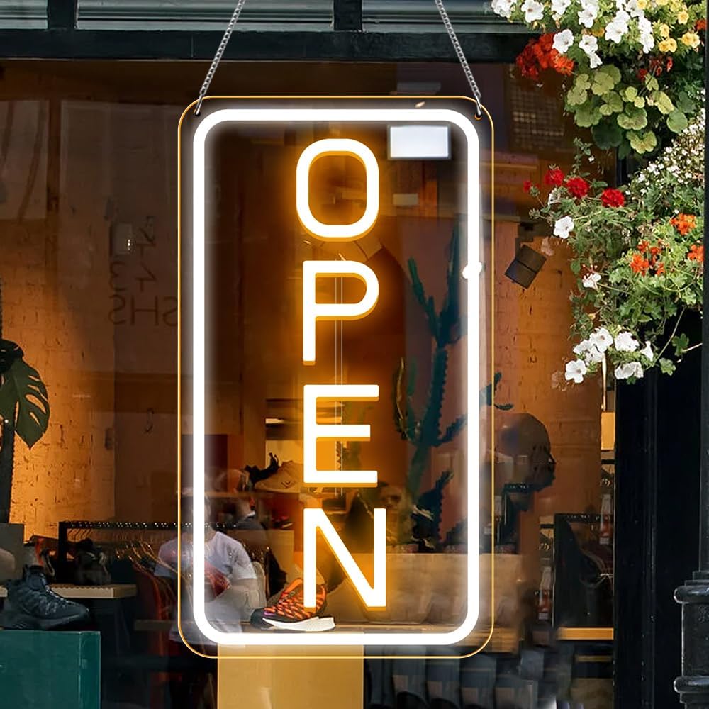 Lightingwill Cartello Open Neon LED 5V USB - immagine 1