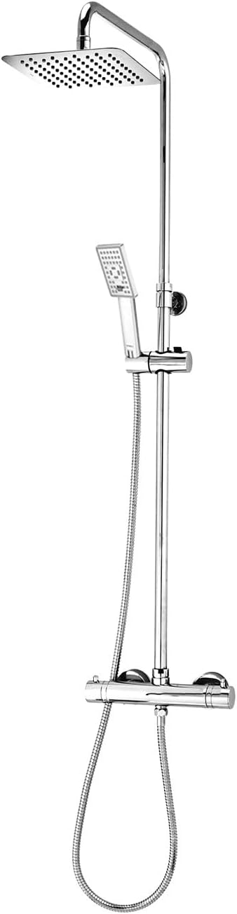 Omnires Y1244XMCR, Sistema doccia termostatico a superficie Uni, Chrome