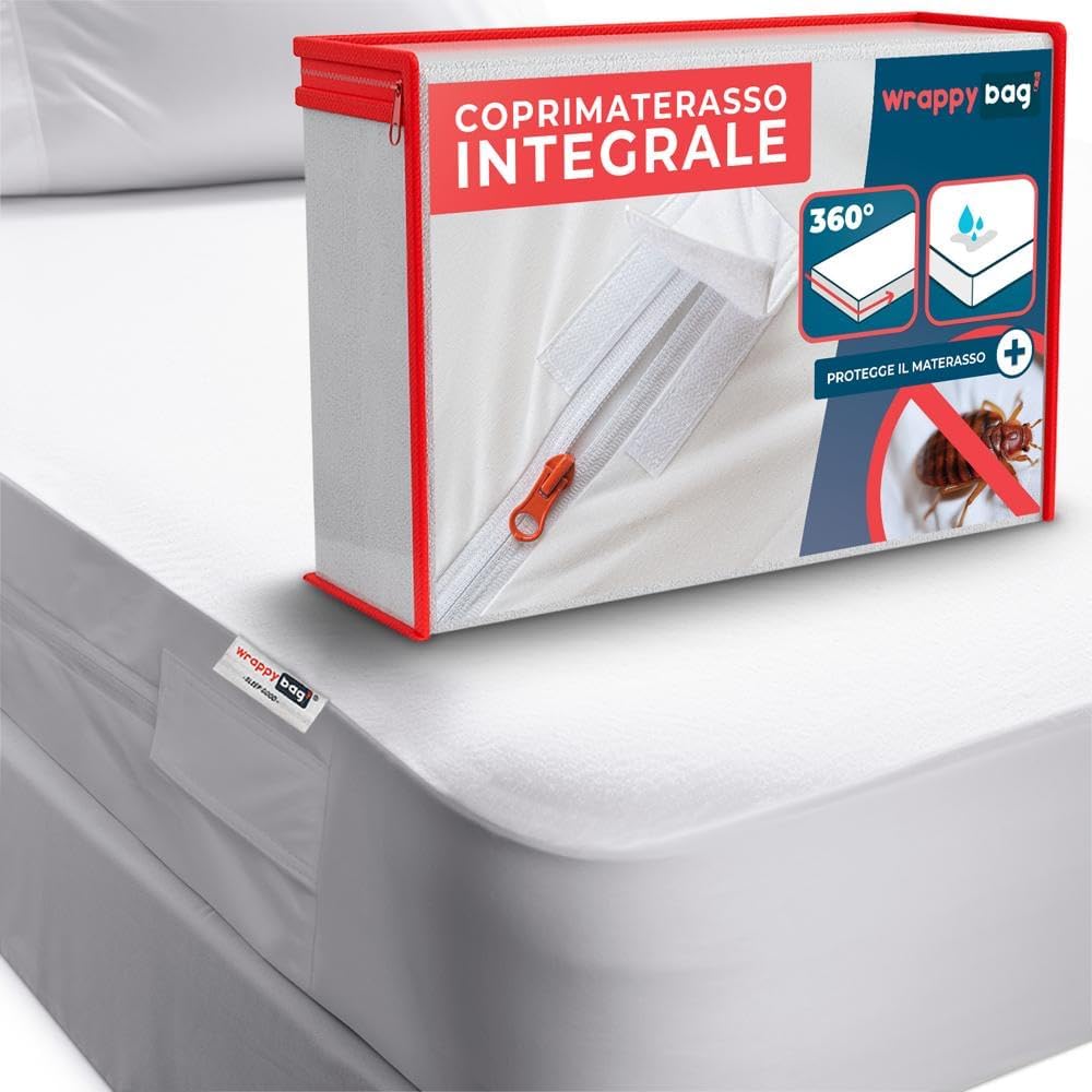 Wrappybag® Coprimaterasso Impermeabile Integrale
