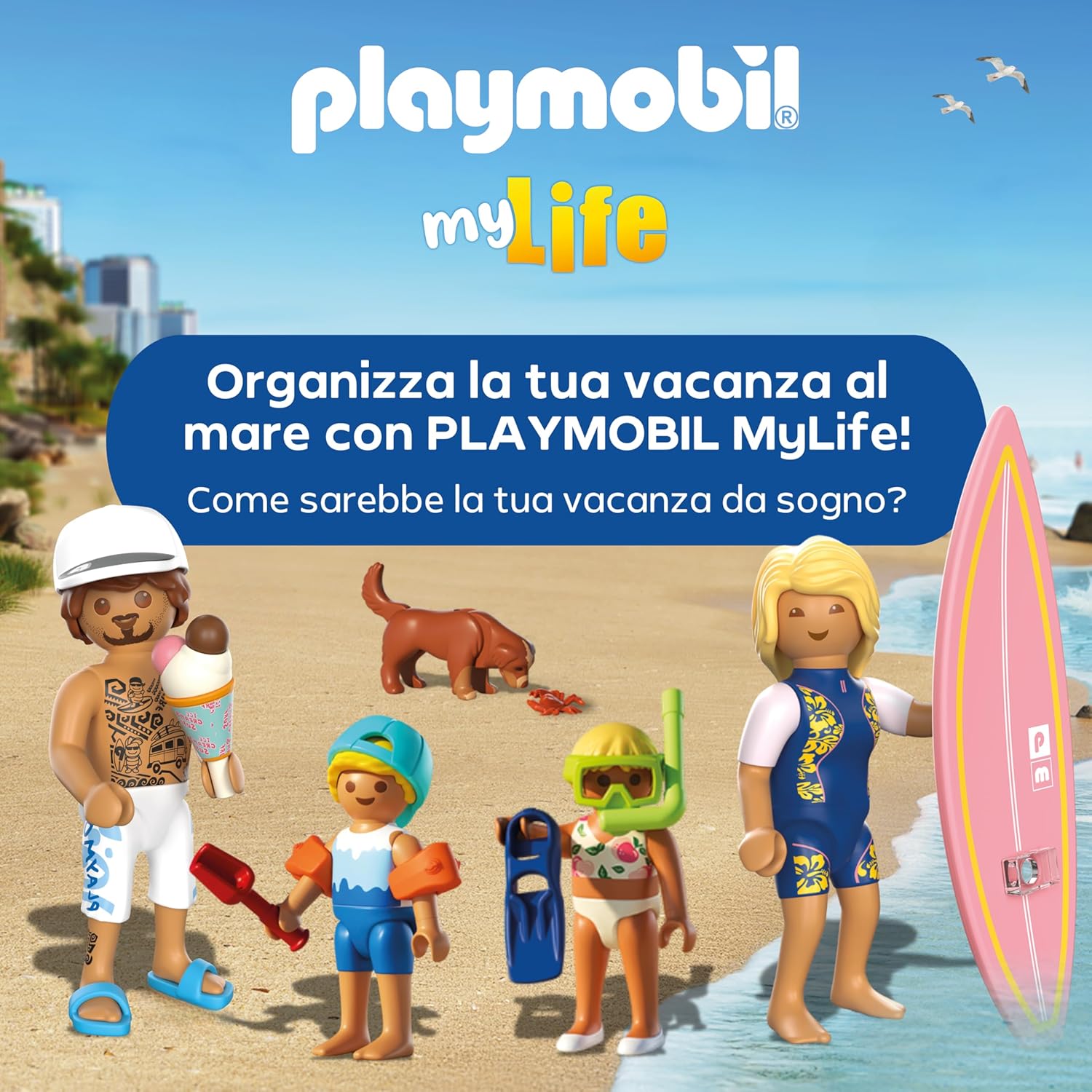 PLAYMOBIL Vacanza sulla Spiaggia - Camion Gelati e Surf - immagine 6