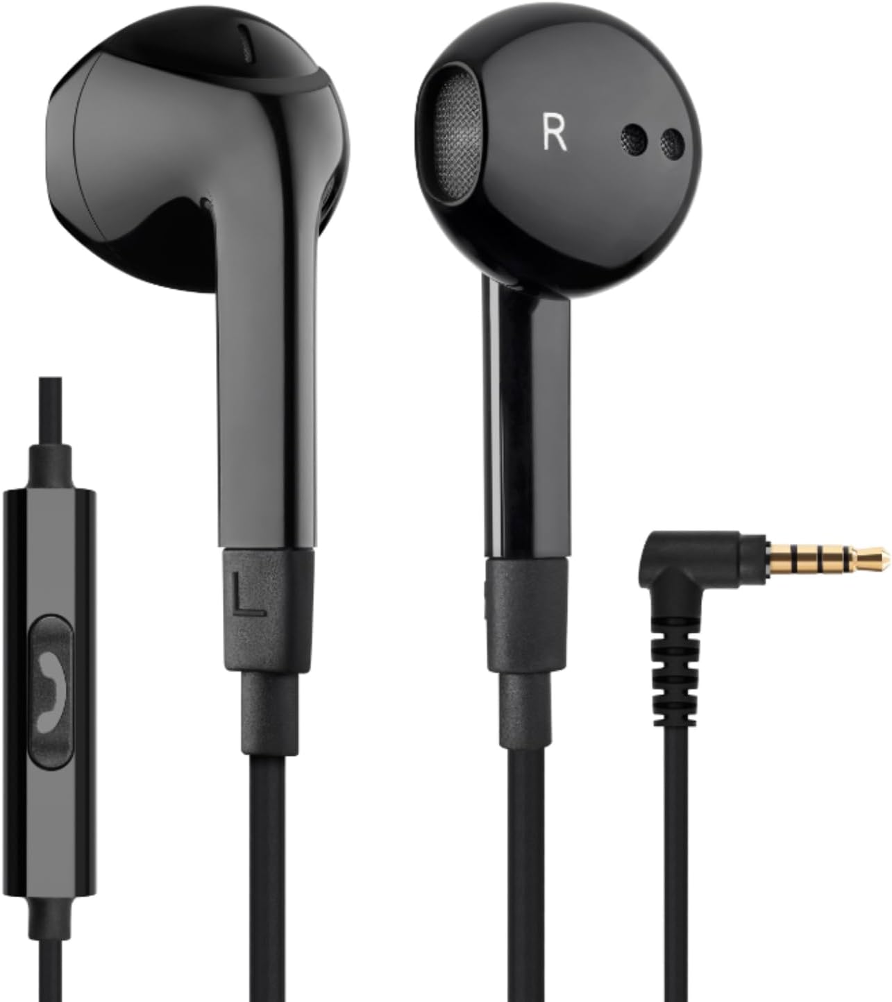 Ludos FEROX Auricolari In-Ear con Filo e Microfono, Nero - immagine 1