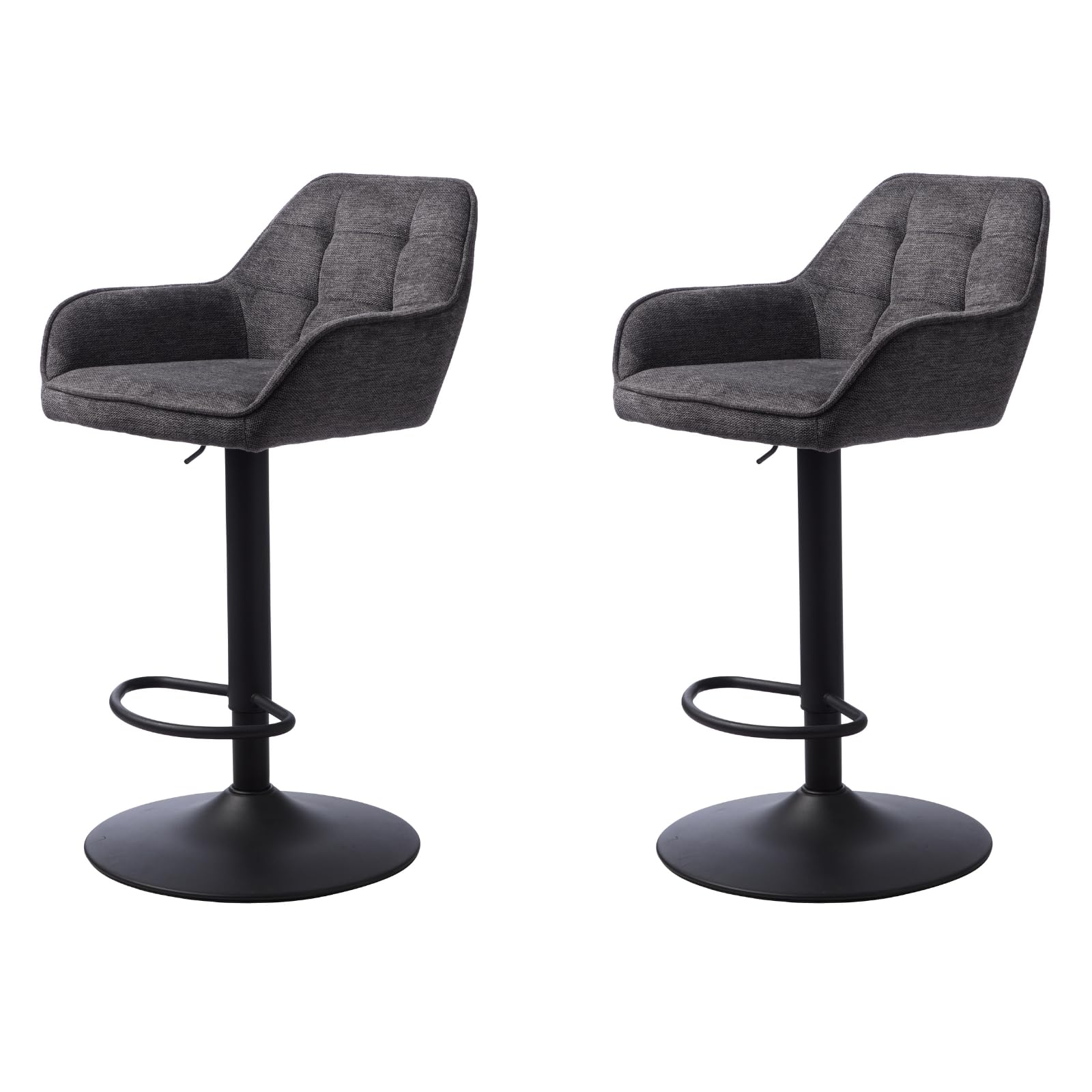 Fjordform Sgabello da Bar Set 2 Pezzi Girevole