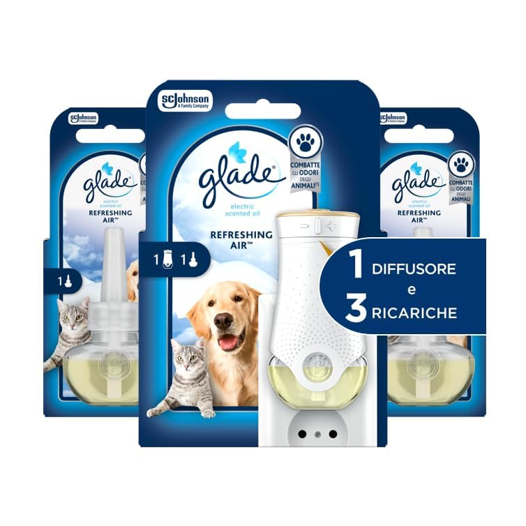 Glade Liquido Elettrico Profumatore Ambienti Refreshing Air™