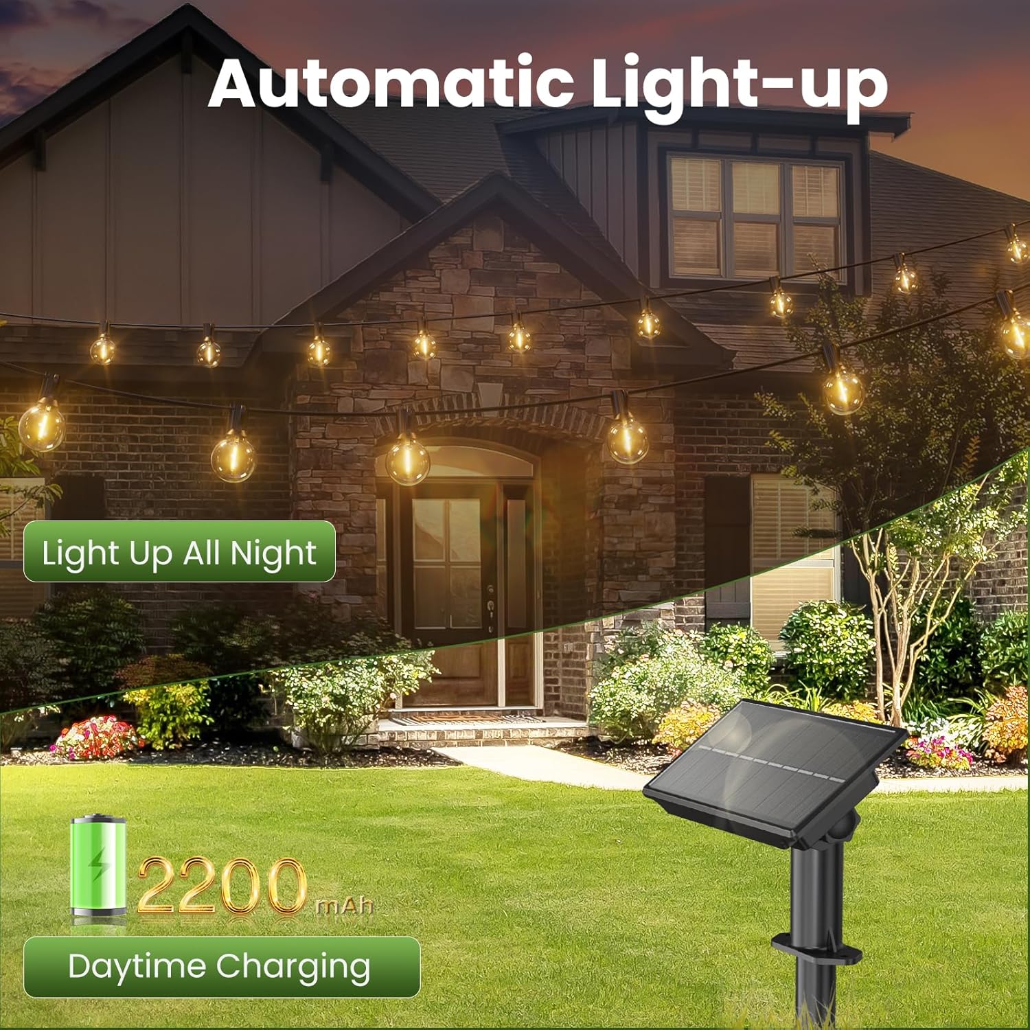 Yuusei Catena Luminosa Esterno Solare 15M IP65 - immagine 2