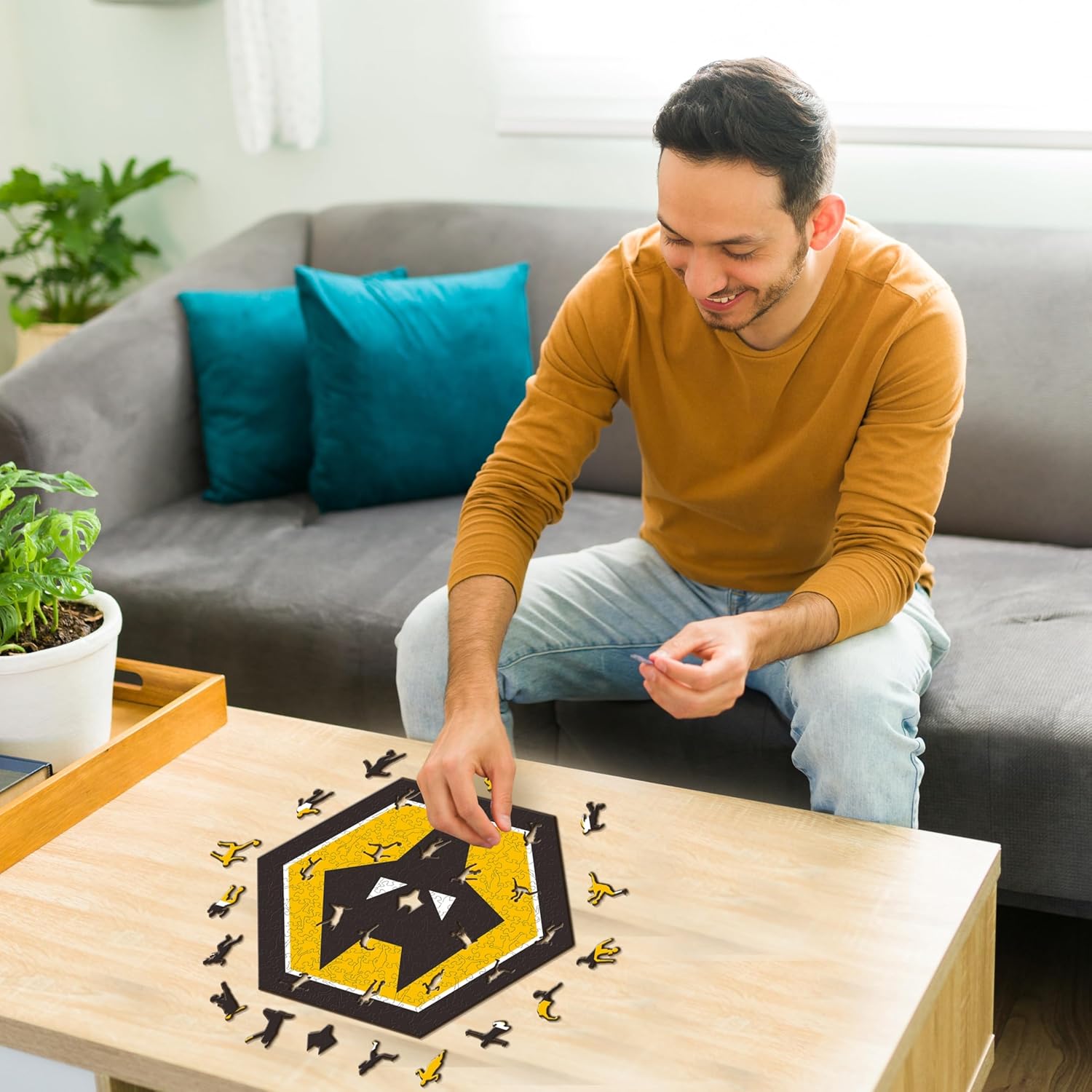 Iconic Puzzles - Wolves FC Crest, 500 pezzi - immagine 2