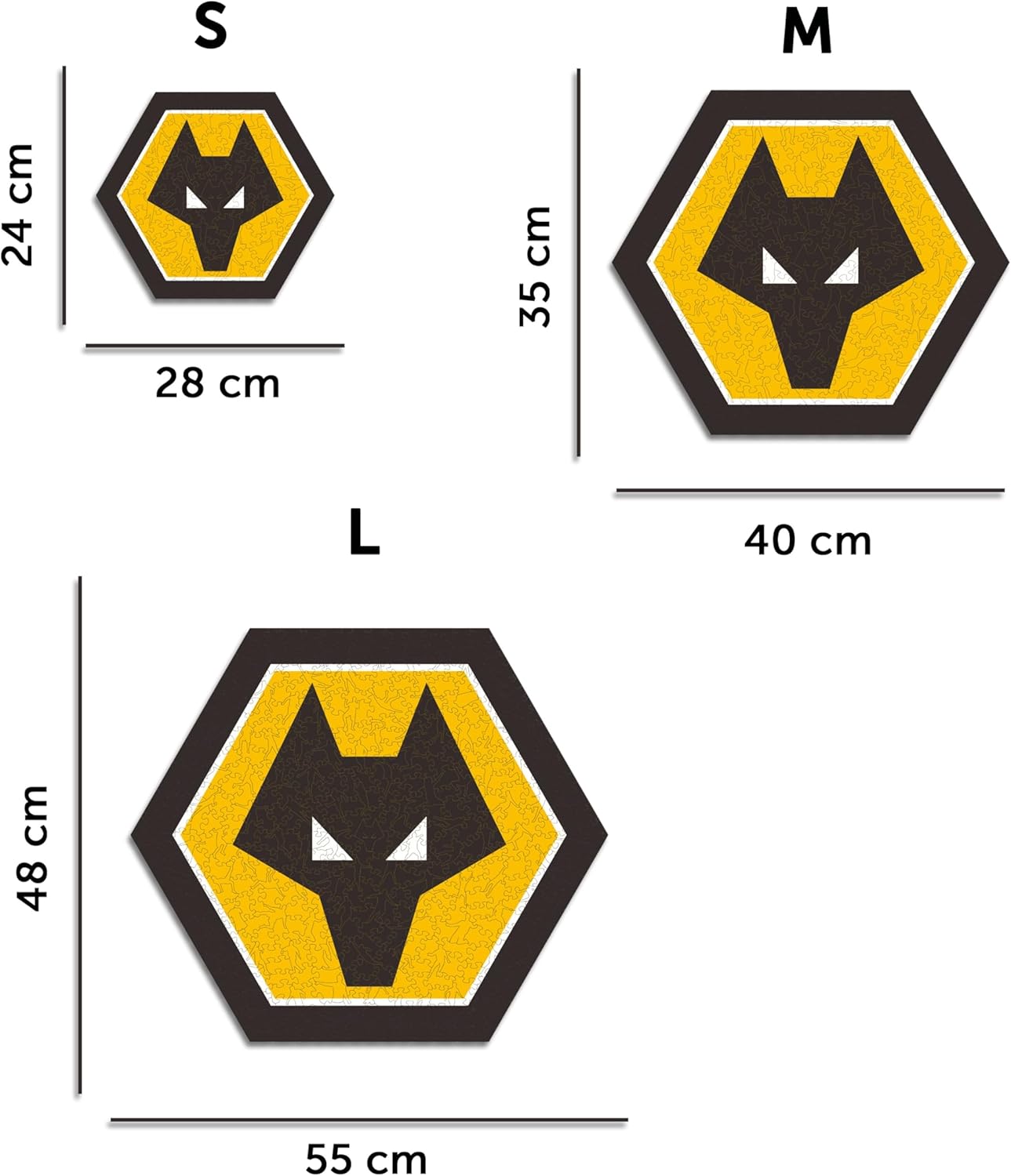 Iconic Puzzles - Wolves FC Crest, 500 pezzi - immagine 4