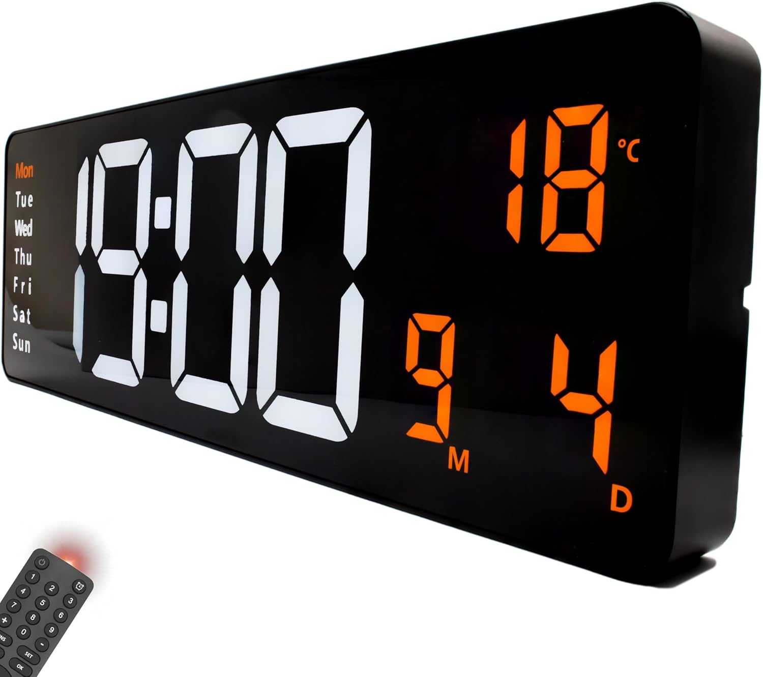 Opis Clock 1 XXL - Orologio da Parete Digitale Grande